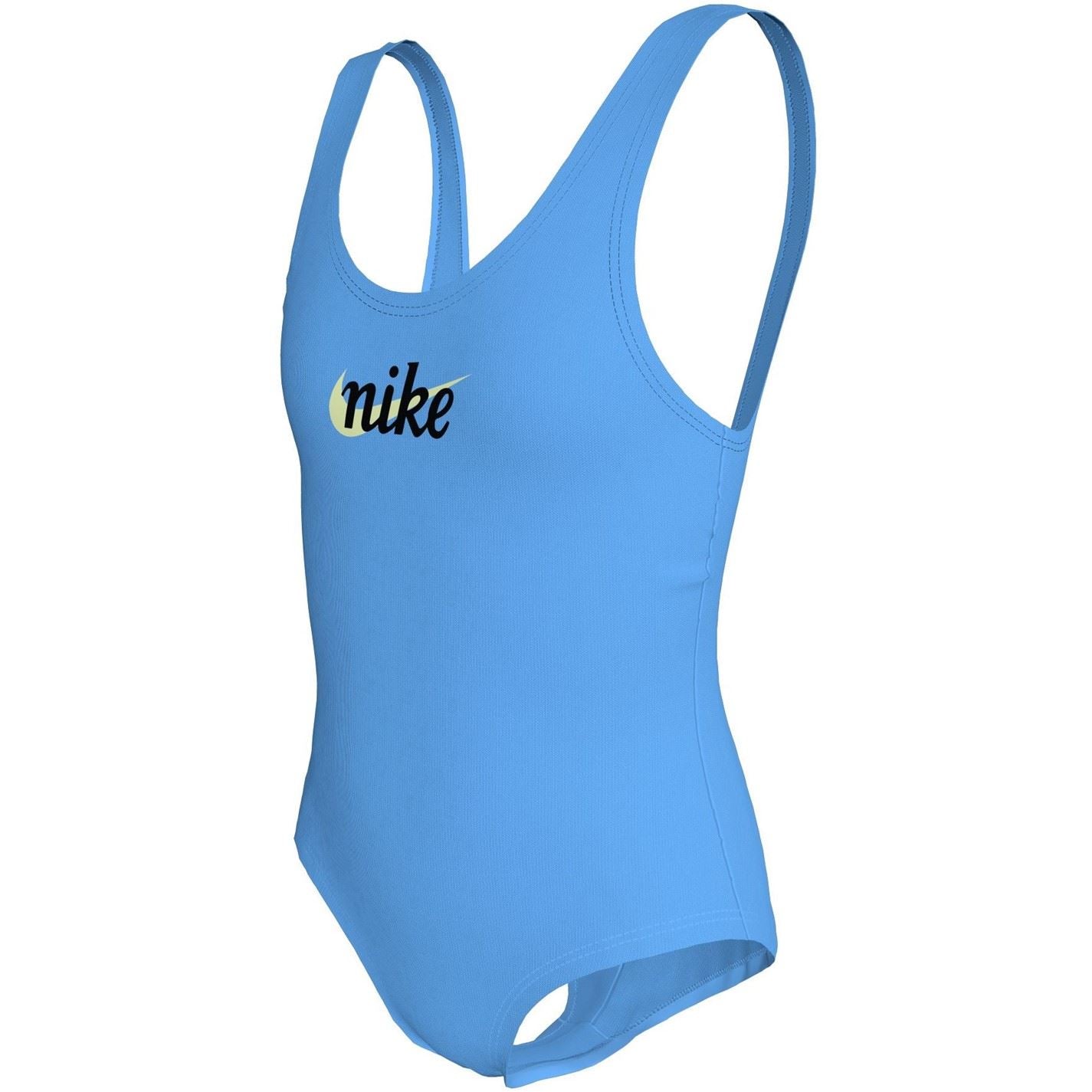 Nike Logo Print One Piece Swimsuit