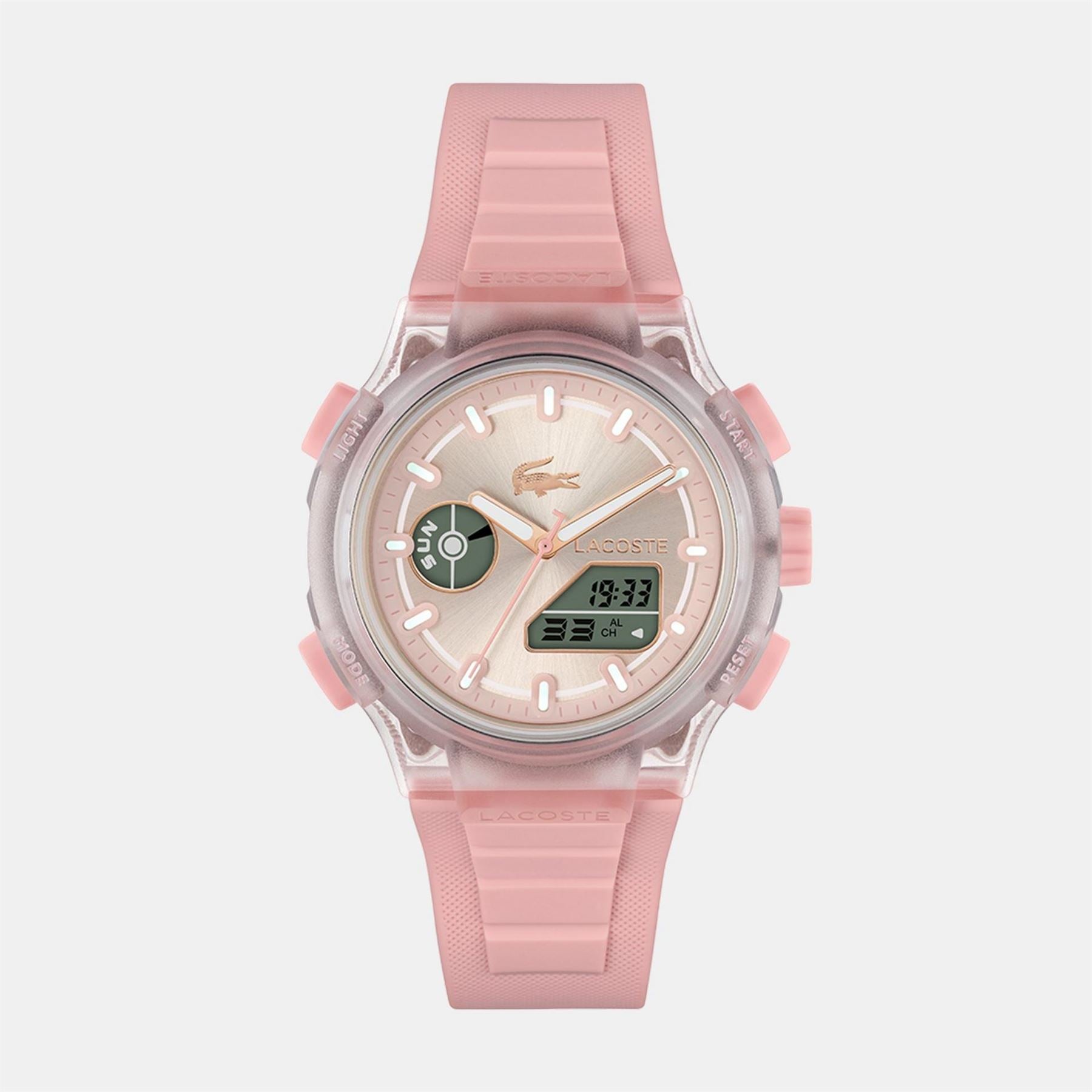 Lacoste Watches Mens Lc33 Silicone Strap Watch