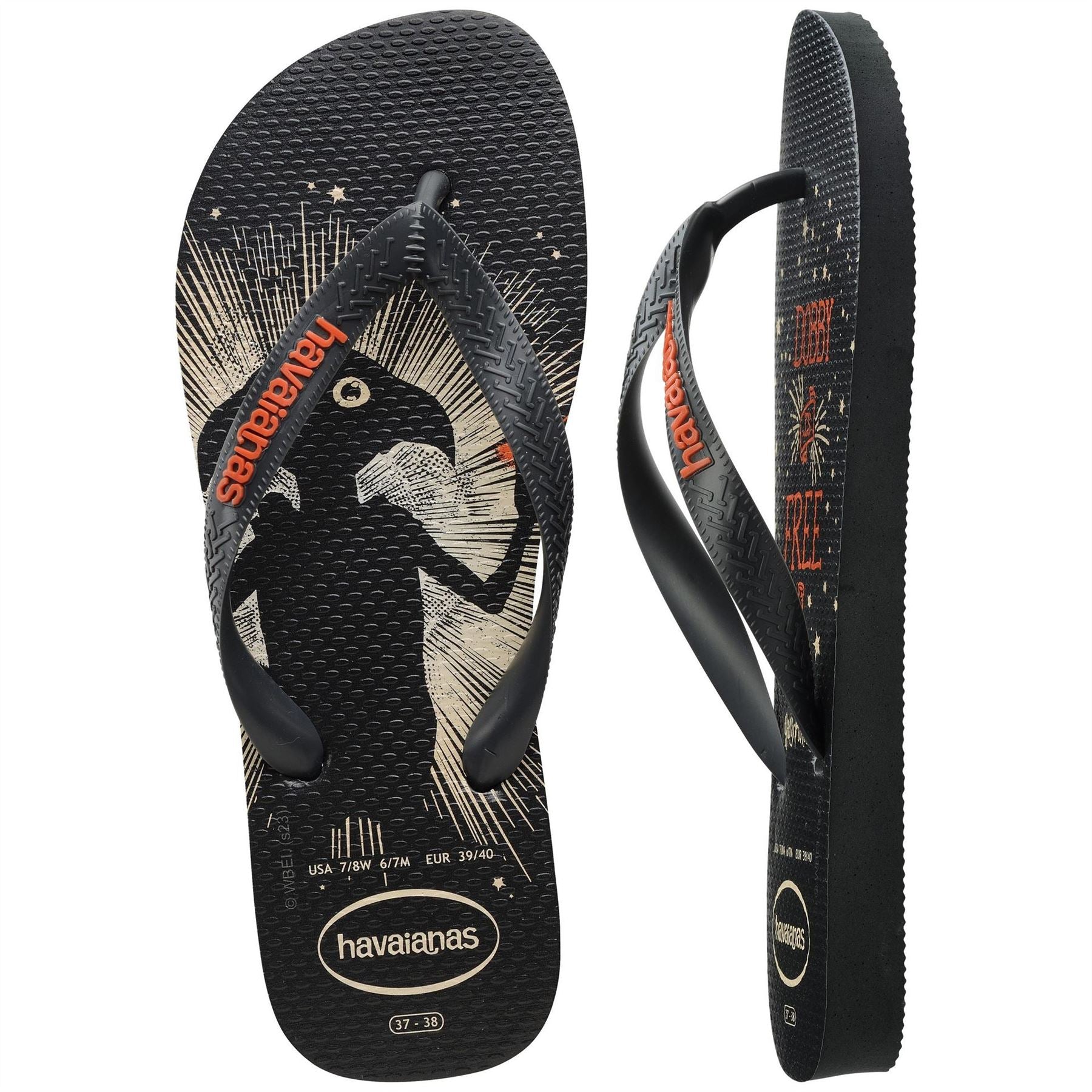 Havaianas Hogwarts Graphic Print Thong Toe Flip Flops
