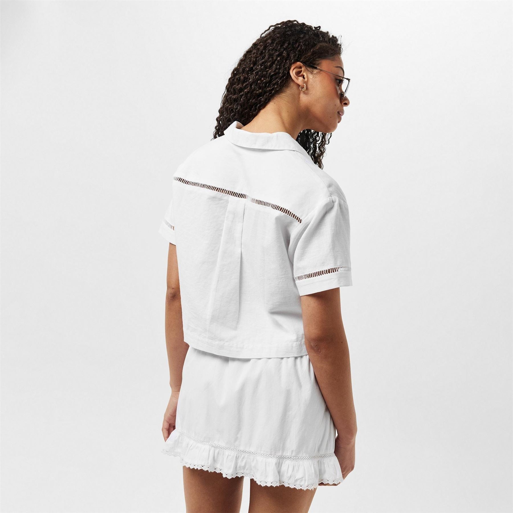 Jack Wills  Linen Broderie Shirt