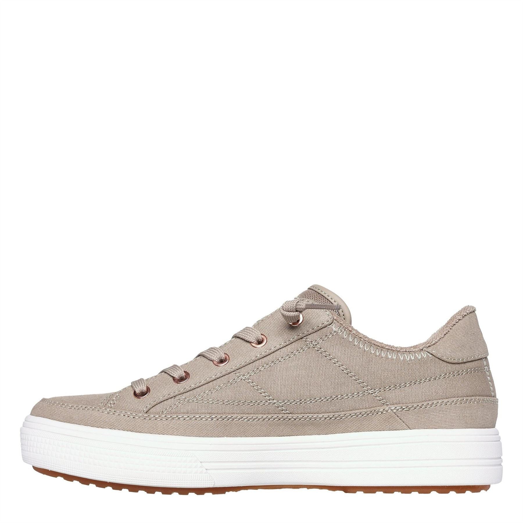 Skechers Womens Fit Arcade Meet Ya There Canvasas Trainers