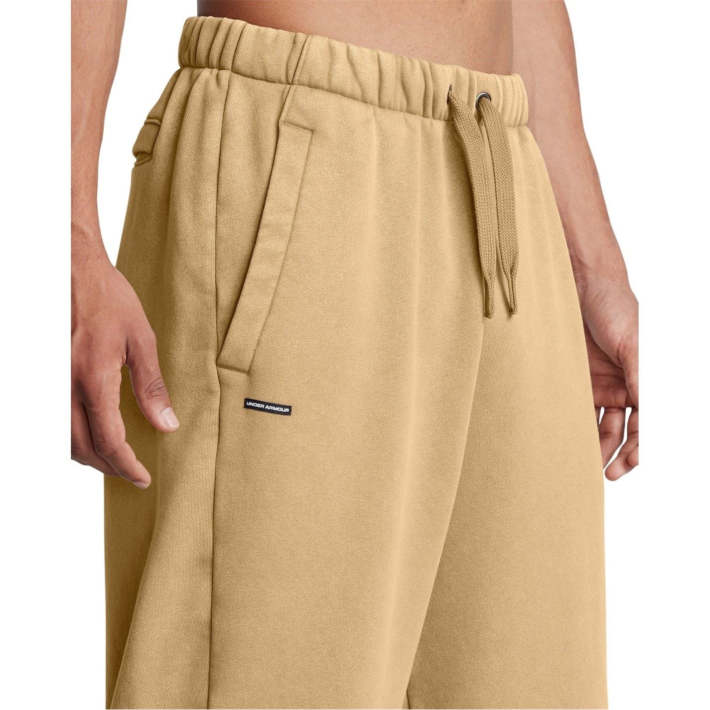 Under Armour Solid Patterned Wide Leg Icon Joggers