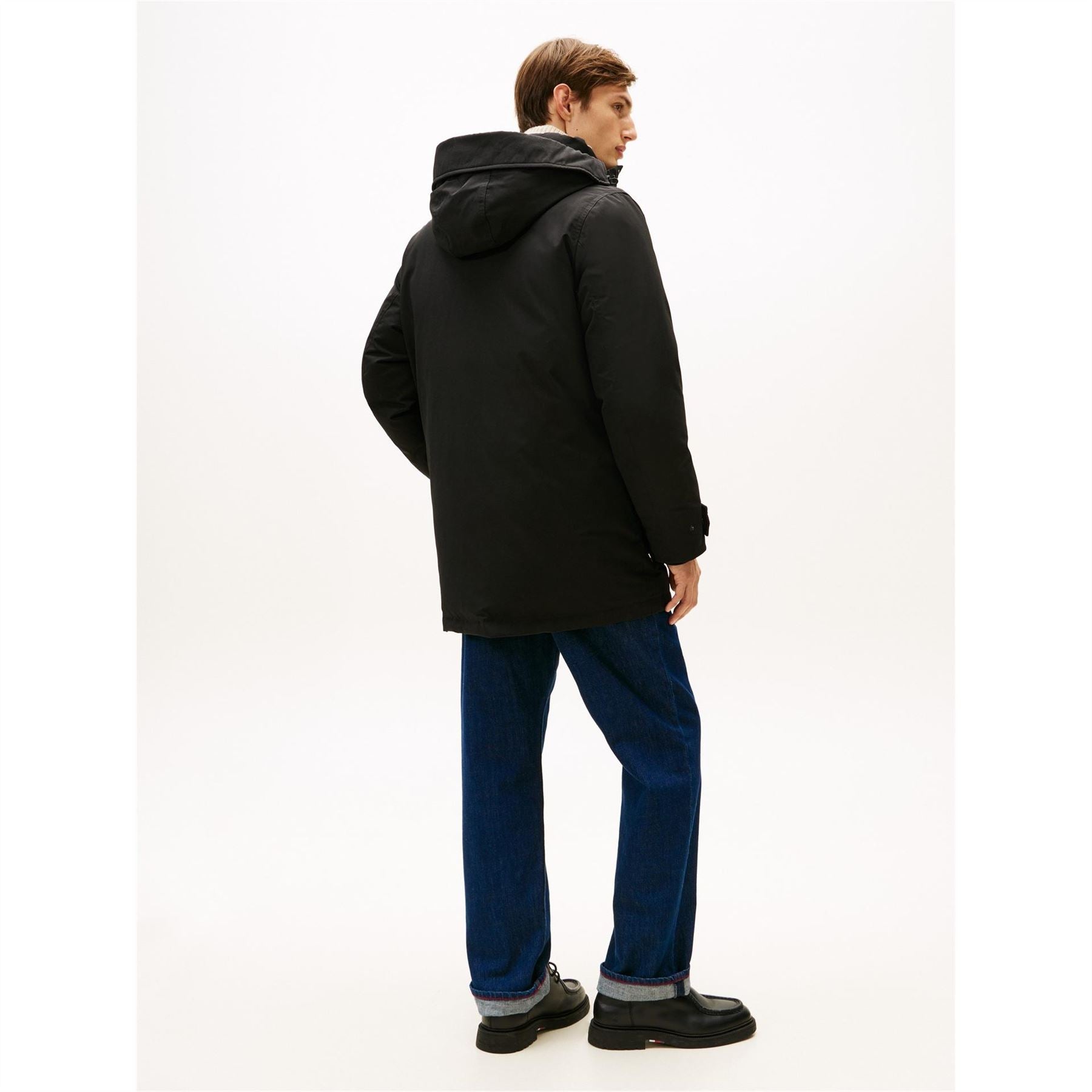 Tommy Hilfiger Padded Utility DWR Hooded Thigh Length Parka