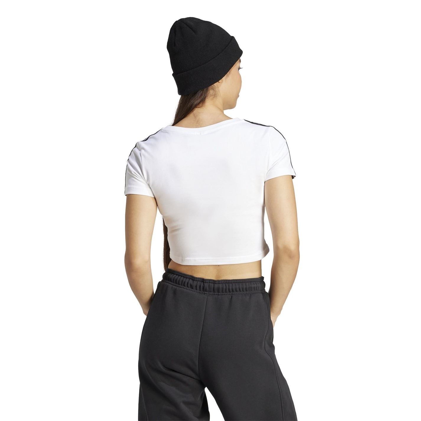 adidas Womens Essentials 3 Stripes T-Shirt