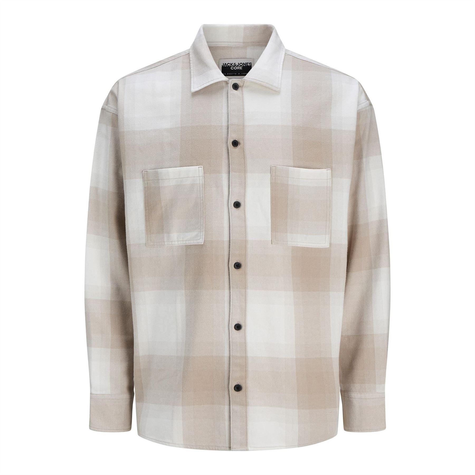 Jack and Jones Darren Regular Fit Long Sleeve Cuff Point Collar Shirt