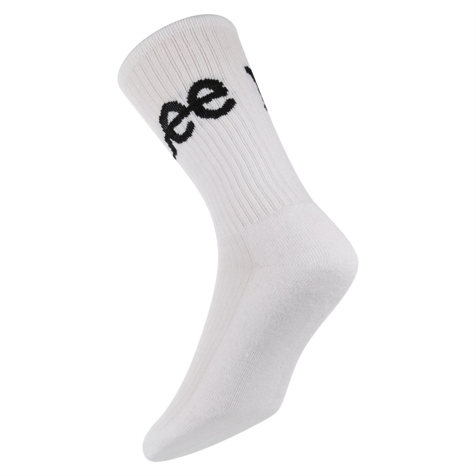 Lee 3 Pack Crorbett Lettering Crew Socks