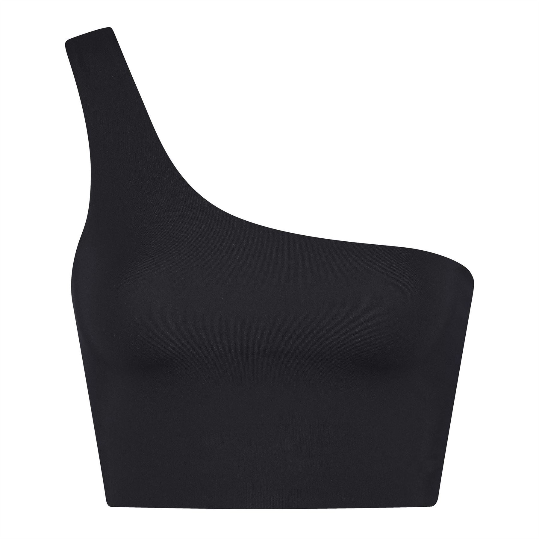 Girlfriend Collective One Shoulder Non Wired Low Impact Sports Bra