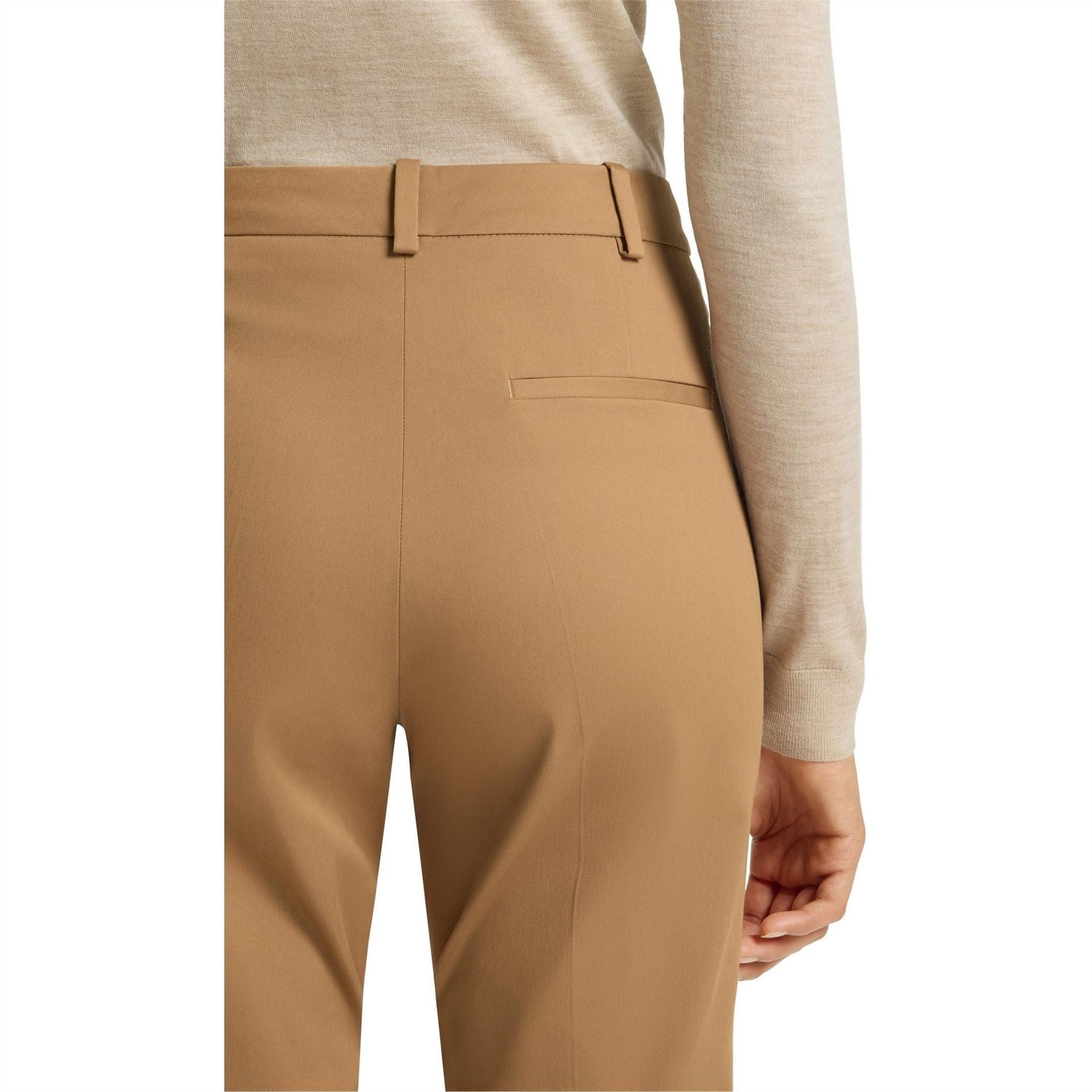 Boss Tachinoa Solid Patterned Straight Chinos