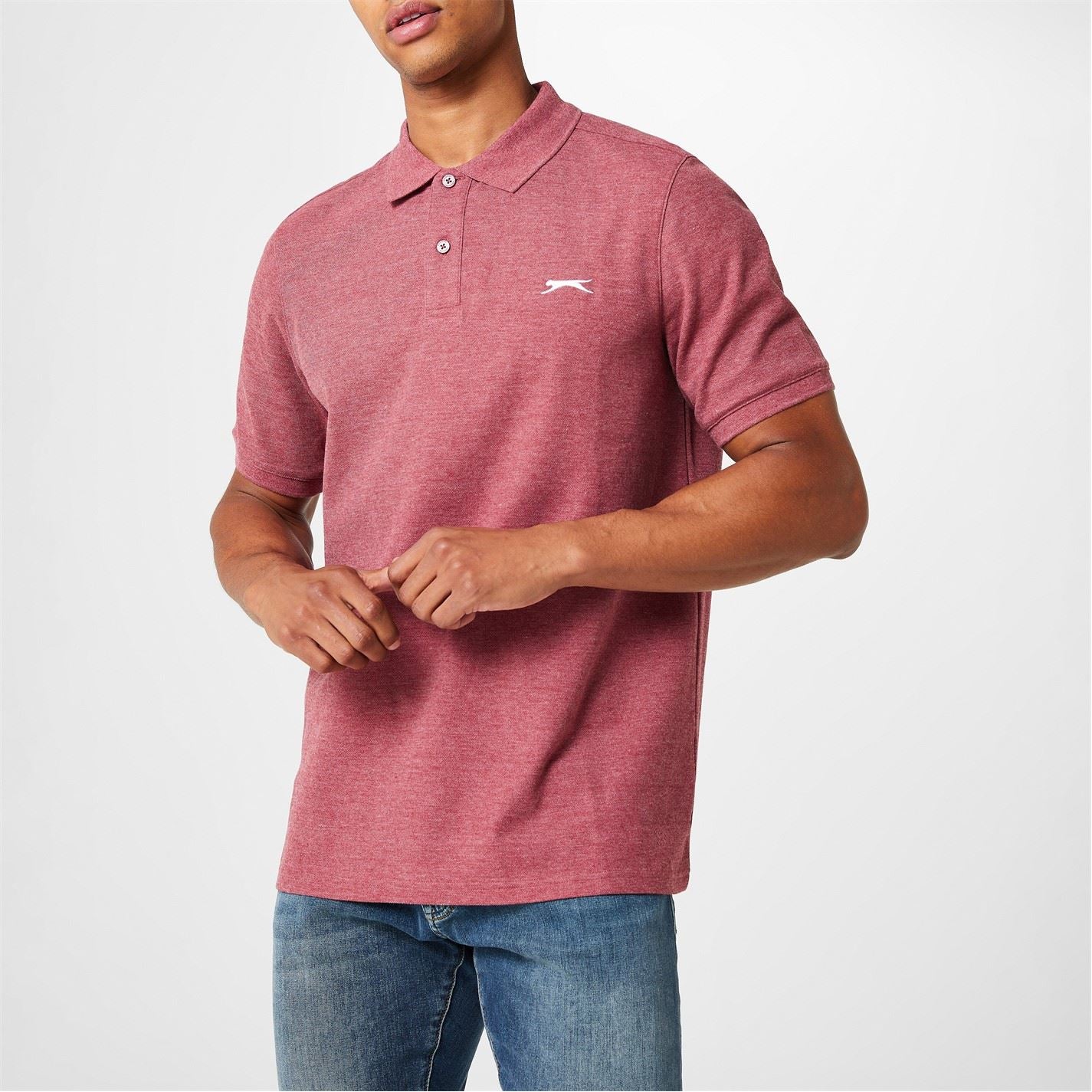 Slazenger Mens Plain Polo Shirt