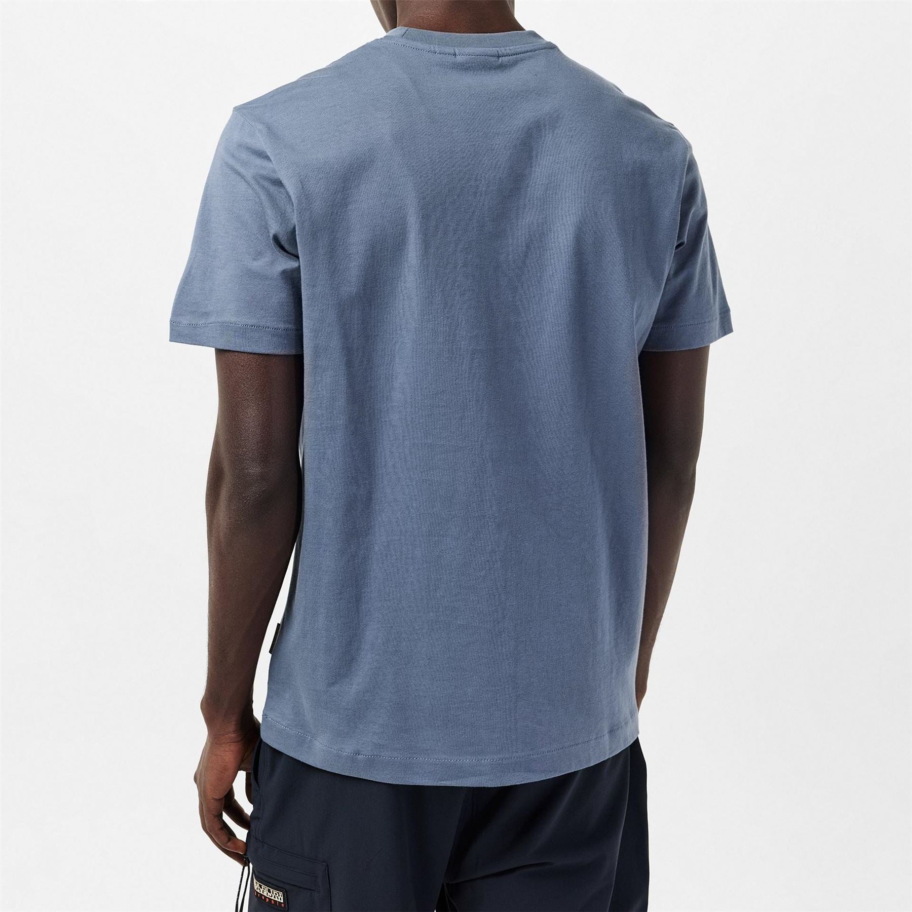Napapijri Box Print Crew Neck Regular Fit T-Shirt