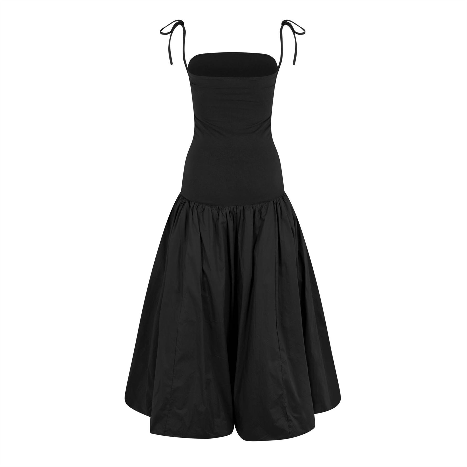 AmyLynn Amy Lynn Alexa Shoulder Tie Ultra Mini Peplum Dress