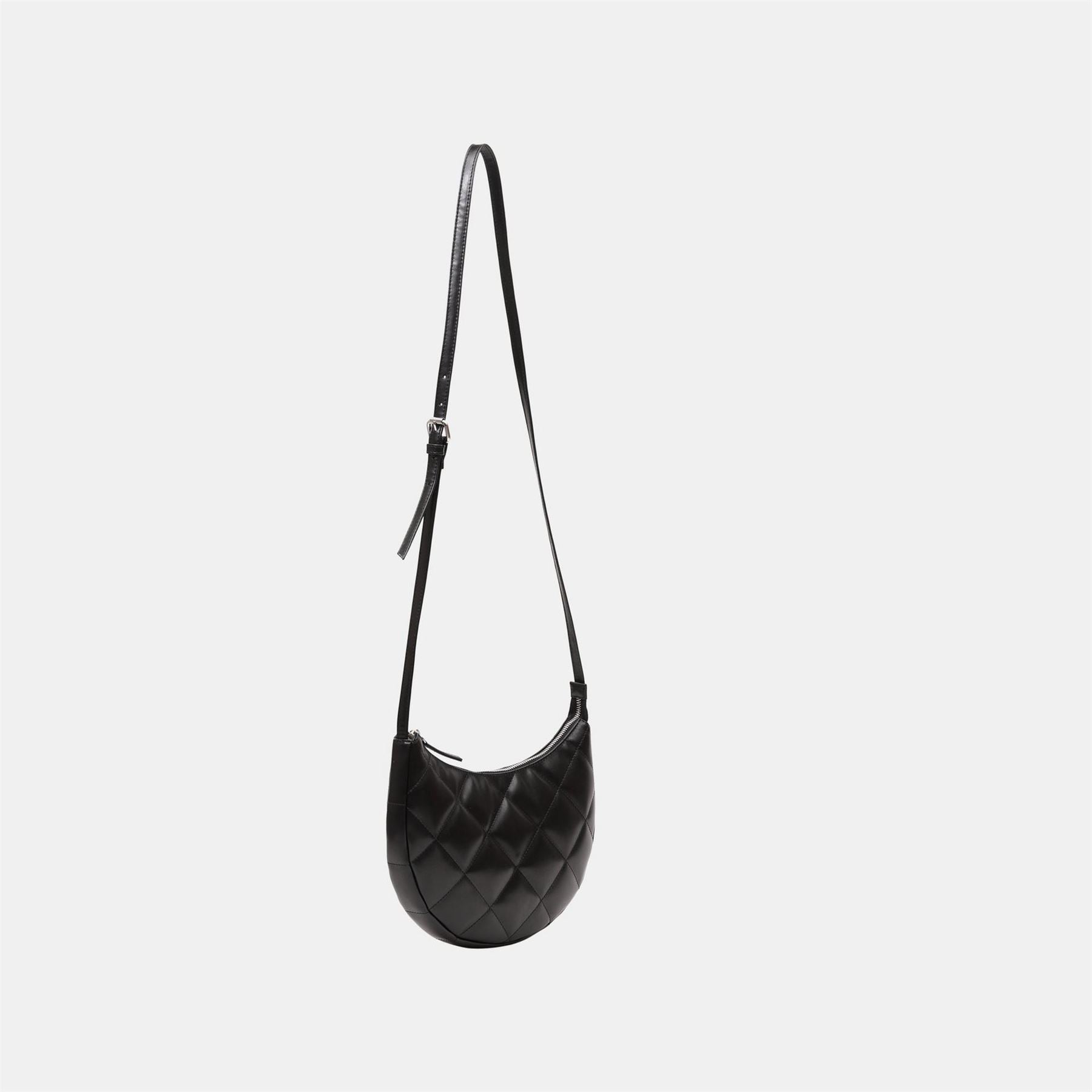 Firetrap Quilted Faux Leather Embroidered Crossbody Bag