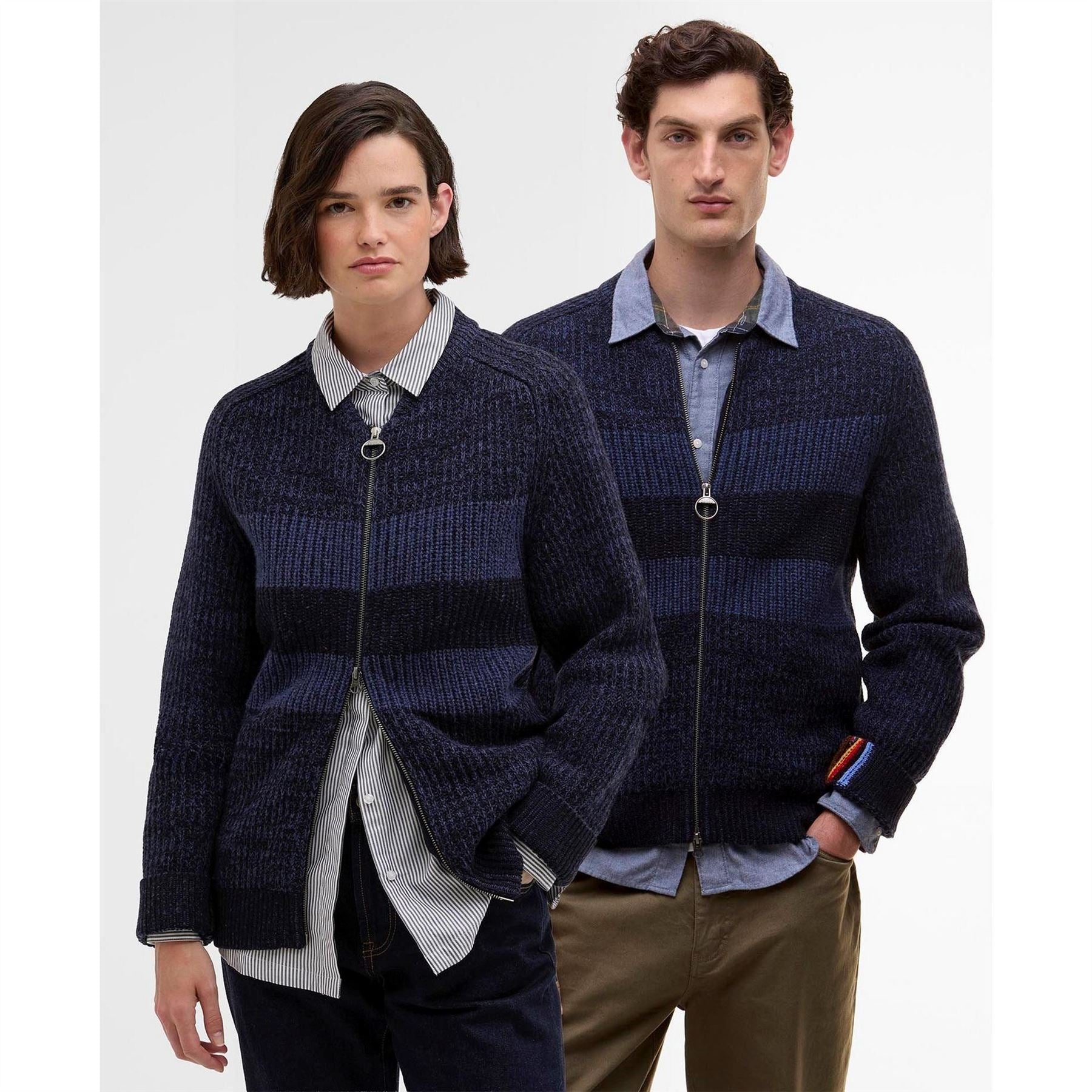 Paul Smith X Barbour Paul Smith Knitted Bomber Jacket