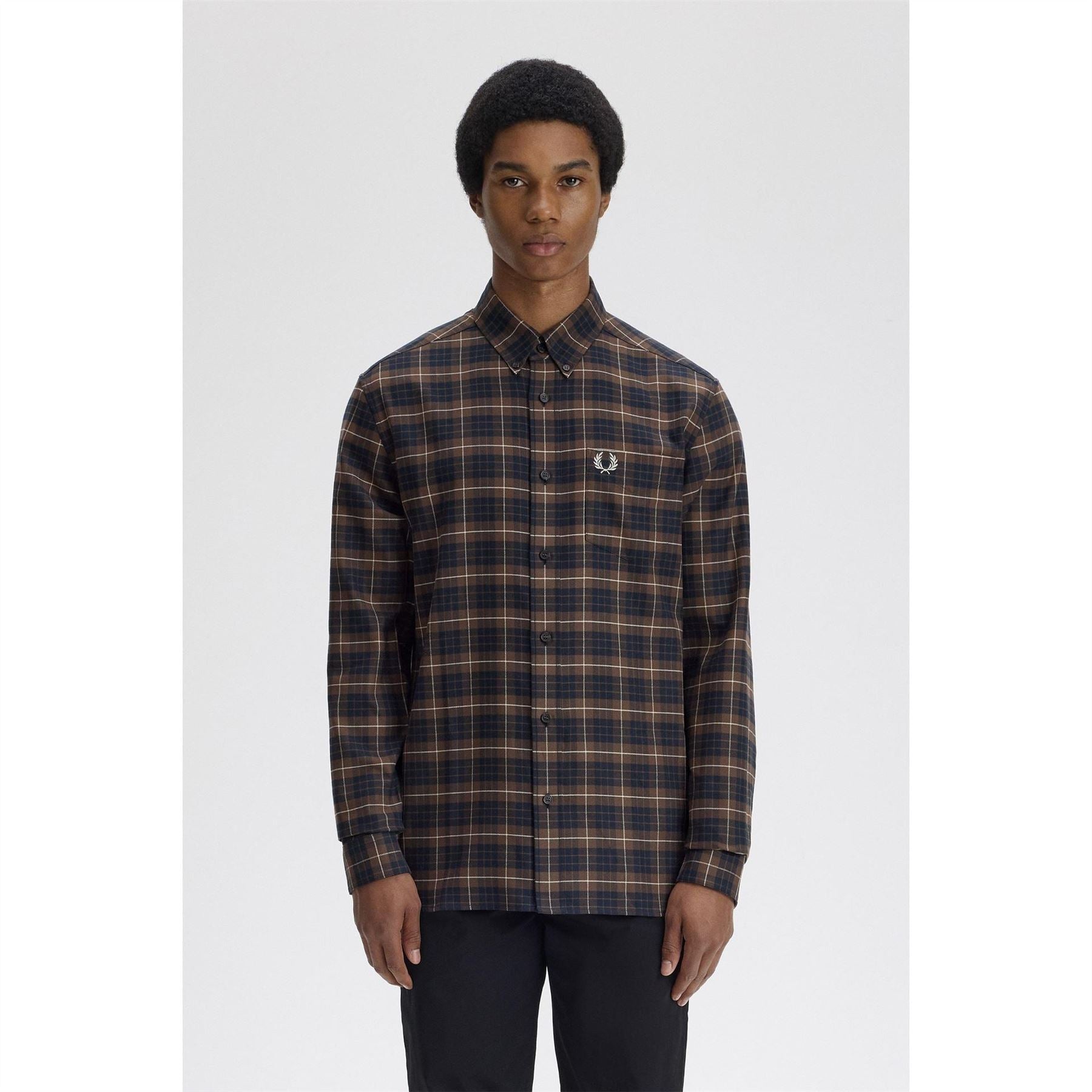 Fred Perry Tartan Long Sleeve Shirt