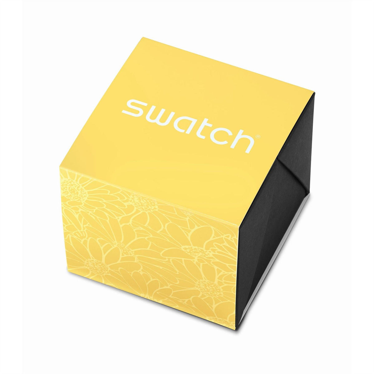 Swatch Adults Petal Swirl Analogue Quartz Watch
