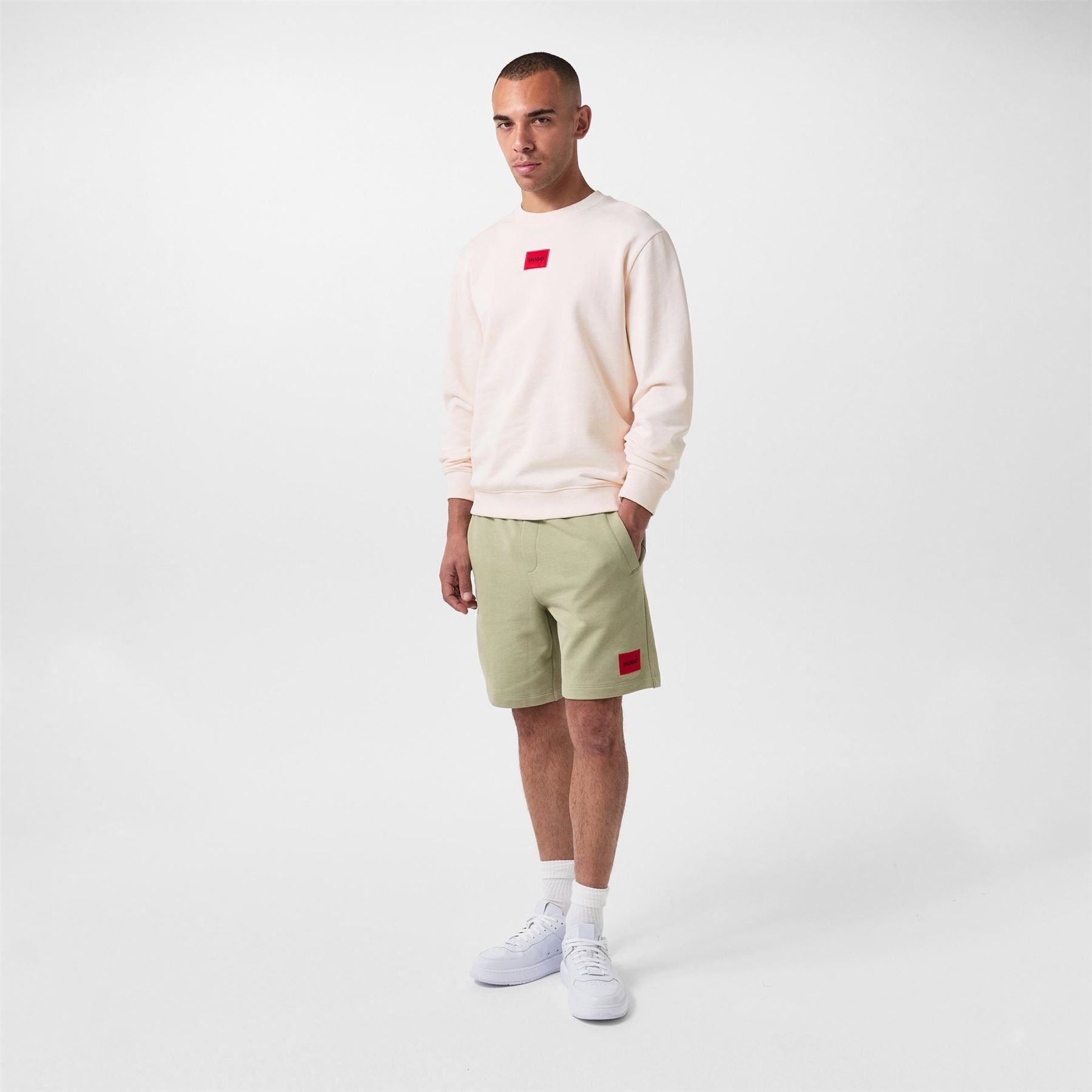 Hugo HUGO Long Sleeve Contemporary Sweatshirt   Crew Neck (Diragol)