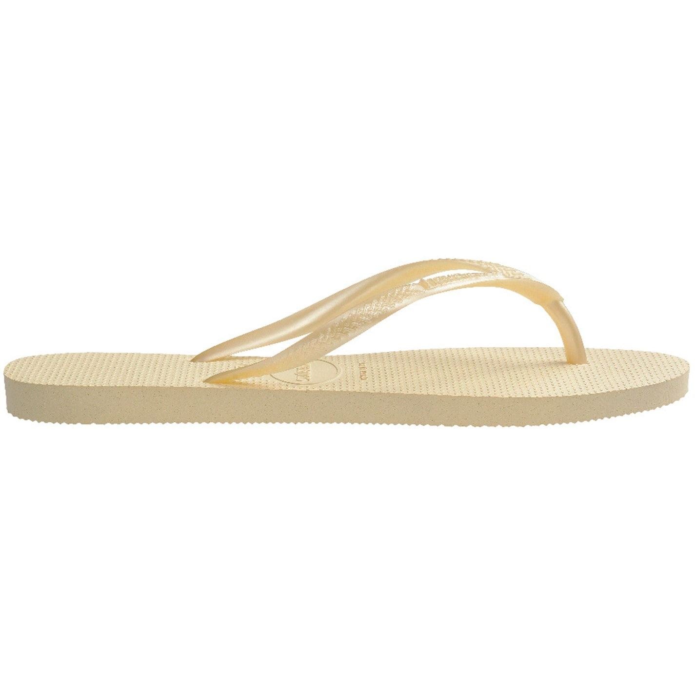 Havaianas Slim Textured Flat Heel Flip Flops