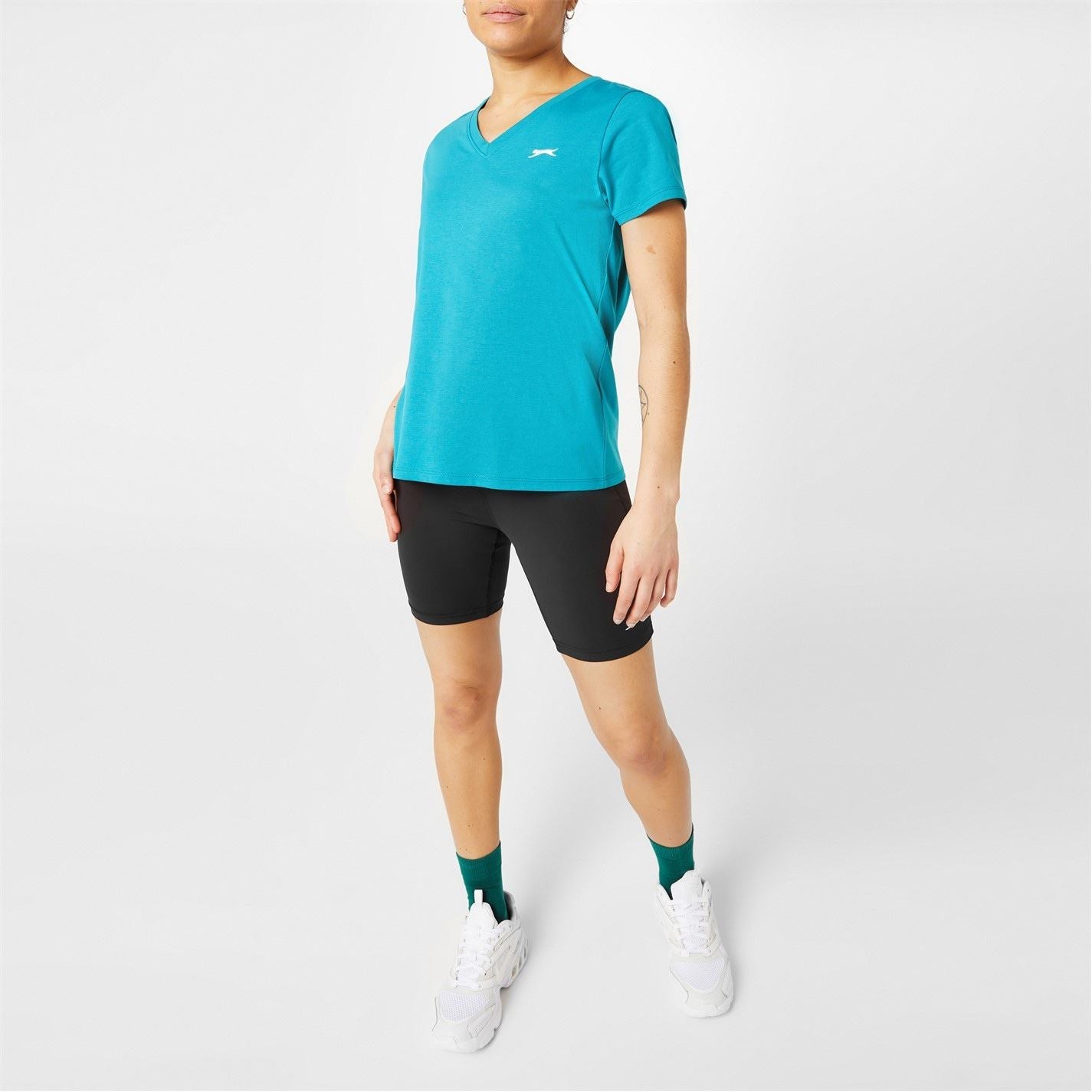 Slazenger Ladies V Neck Tee Shirt