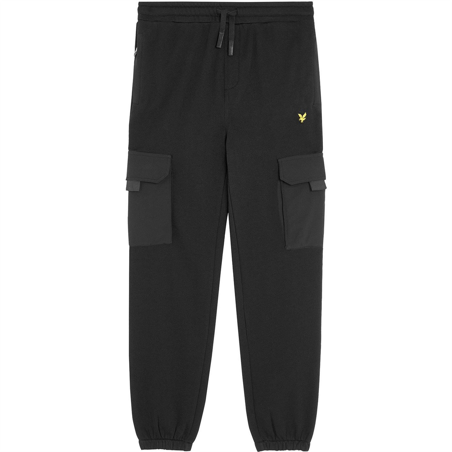 Lyle and Scott Solid Patterned Straight Cargo Joggers