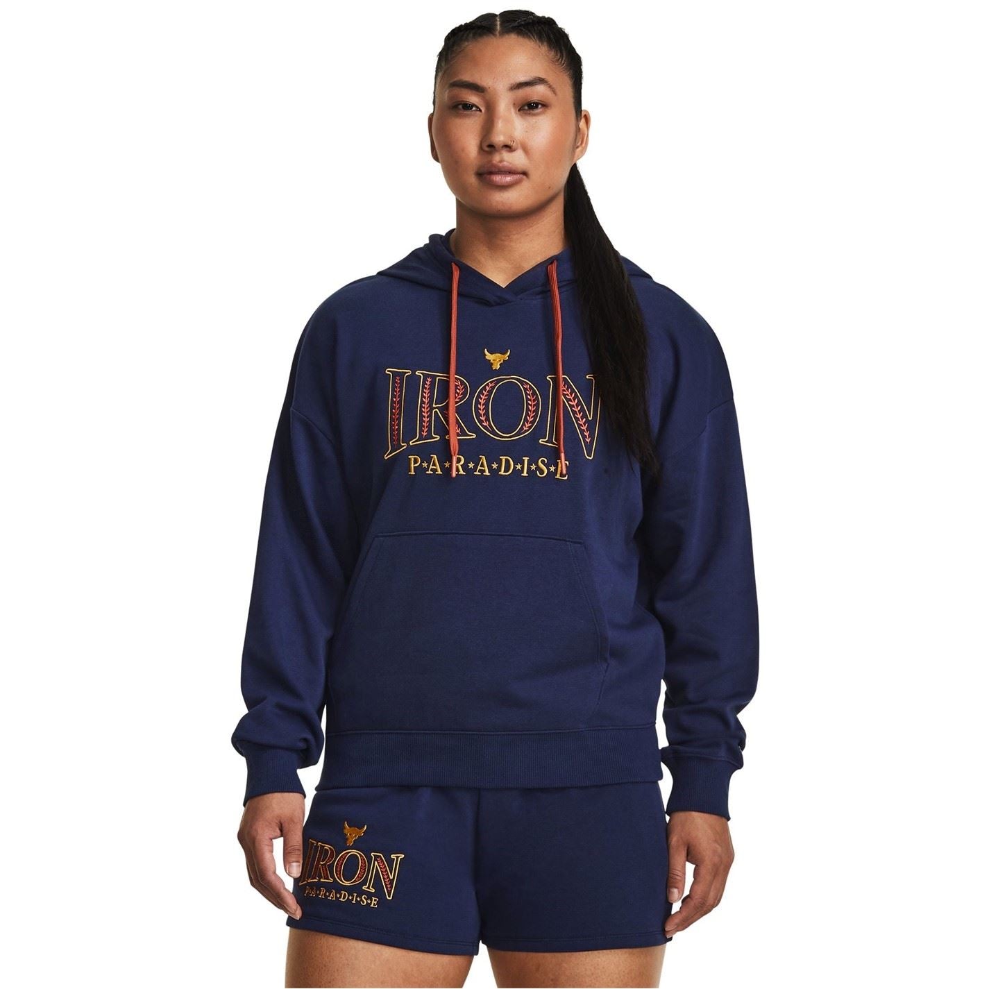 Under Armour Project Rock Hooded Long Sleeve Sweatshirt