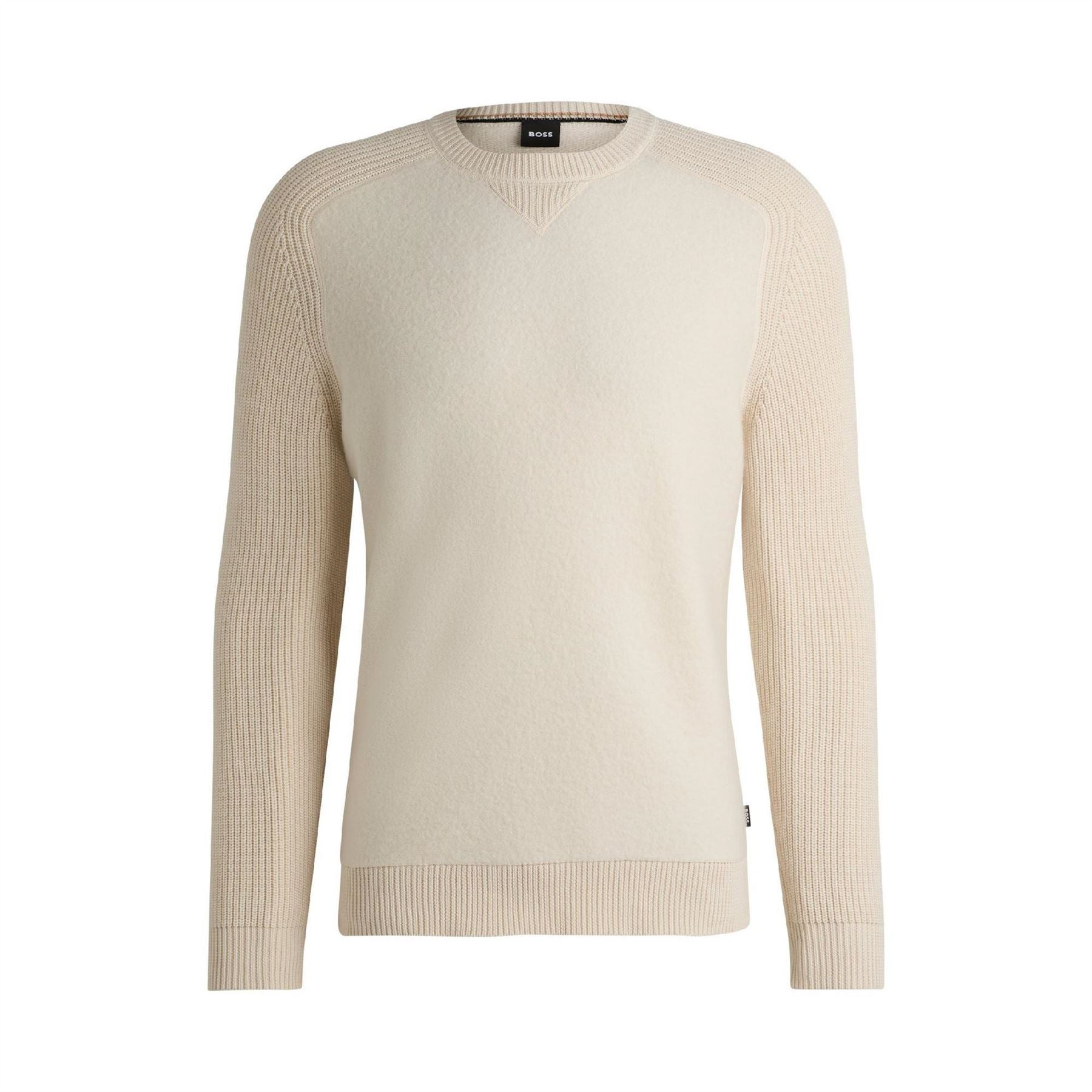 Boss Crew Neck Raglan Sleeve Sweater