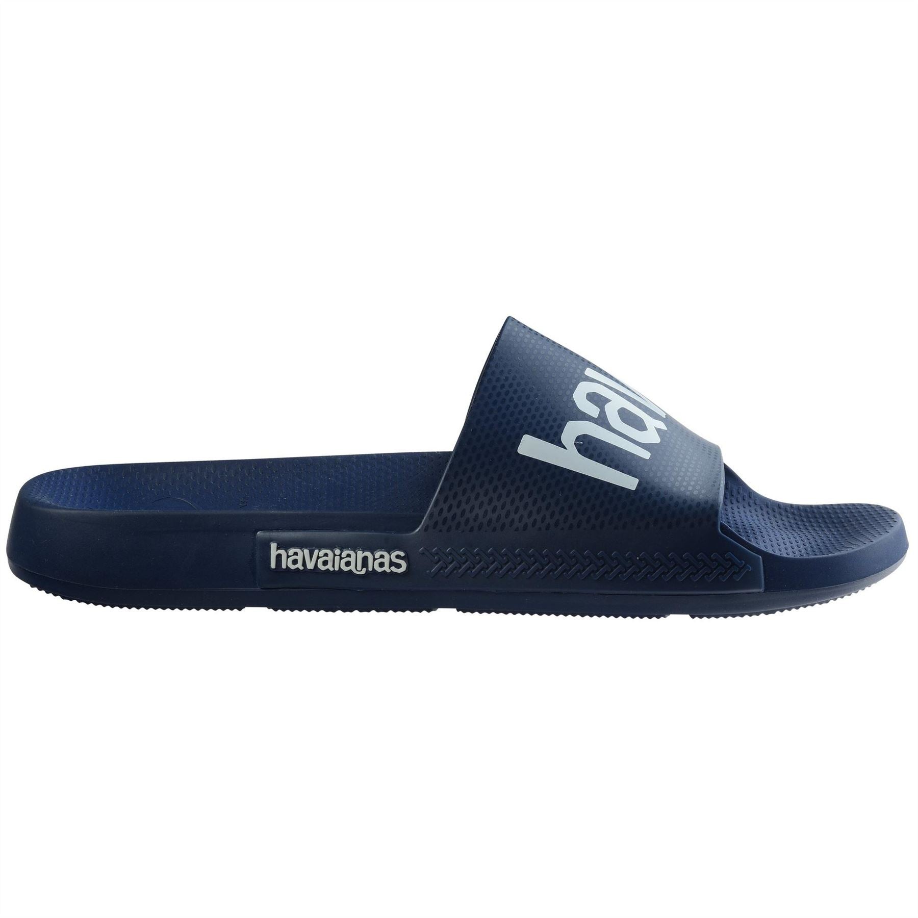 Havaianas Womens Hav. Slide Classic Logomania Black Flip Flops
