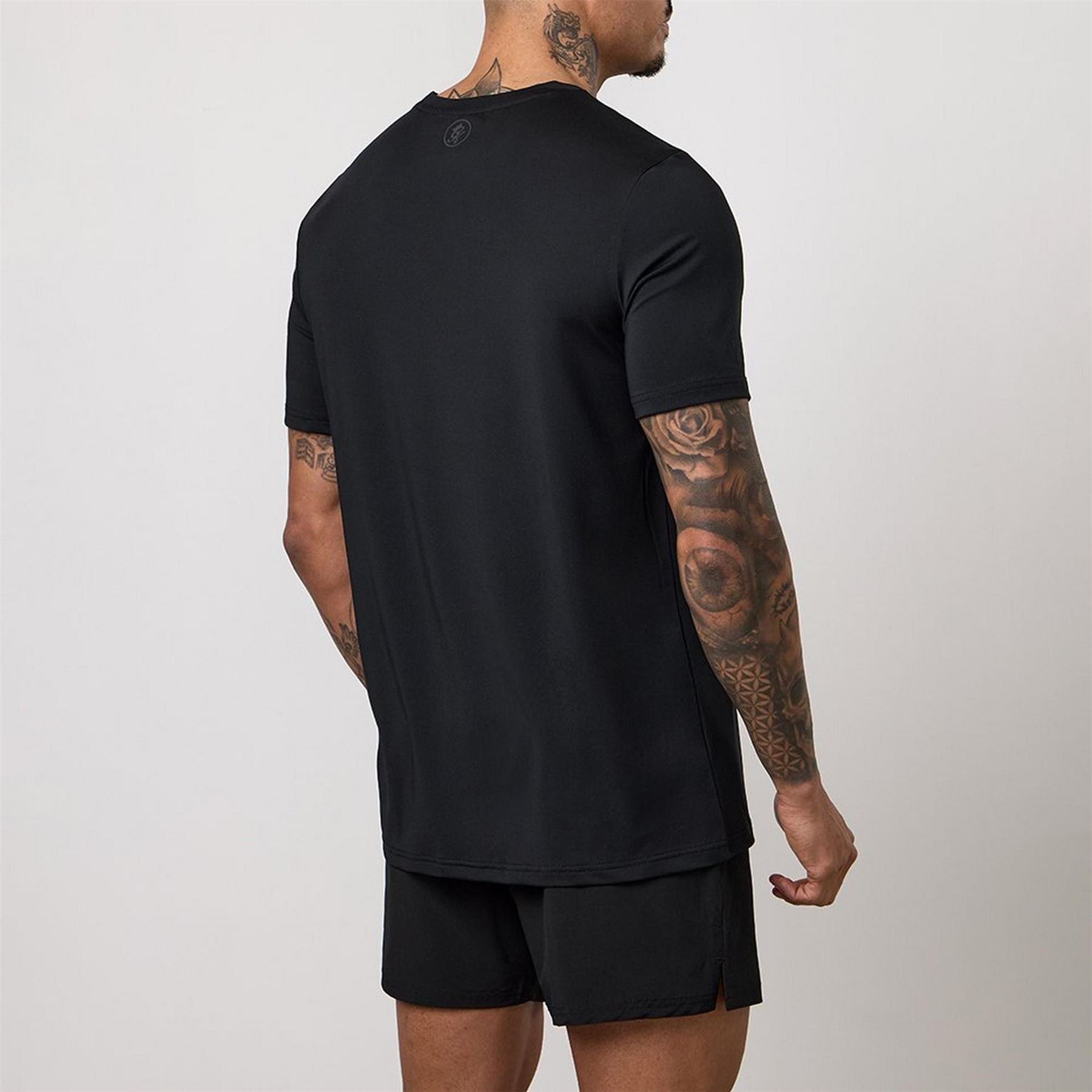 Gym King King Victory Performance Poly Tee   Black