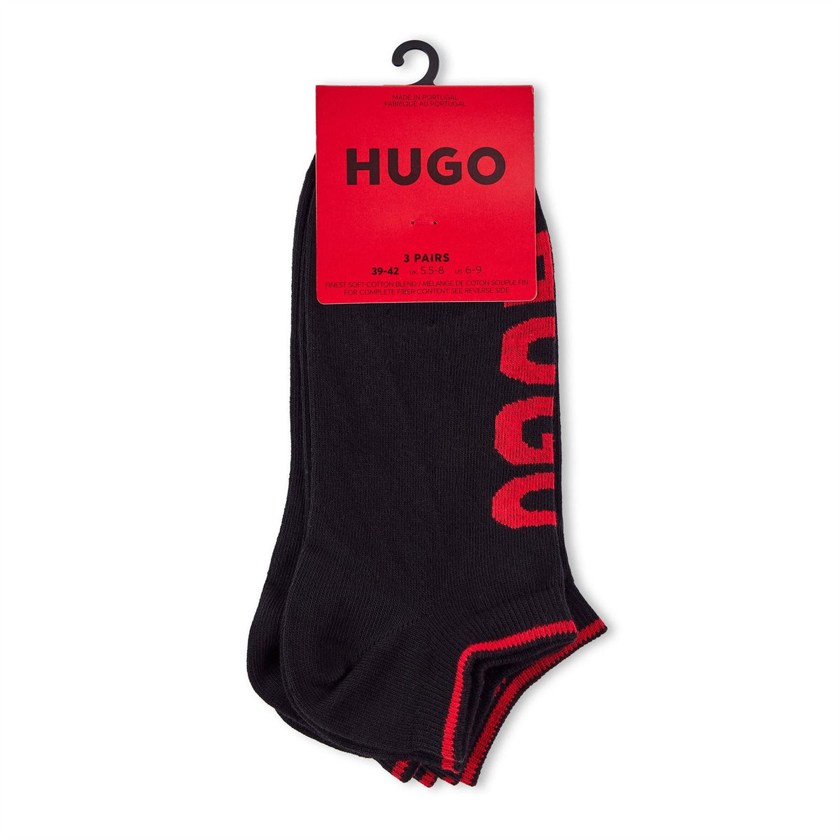 Hugo 3 Pack Trainer Ankle Socks