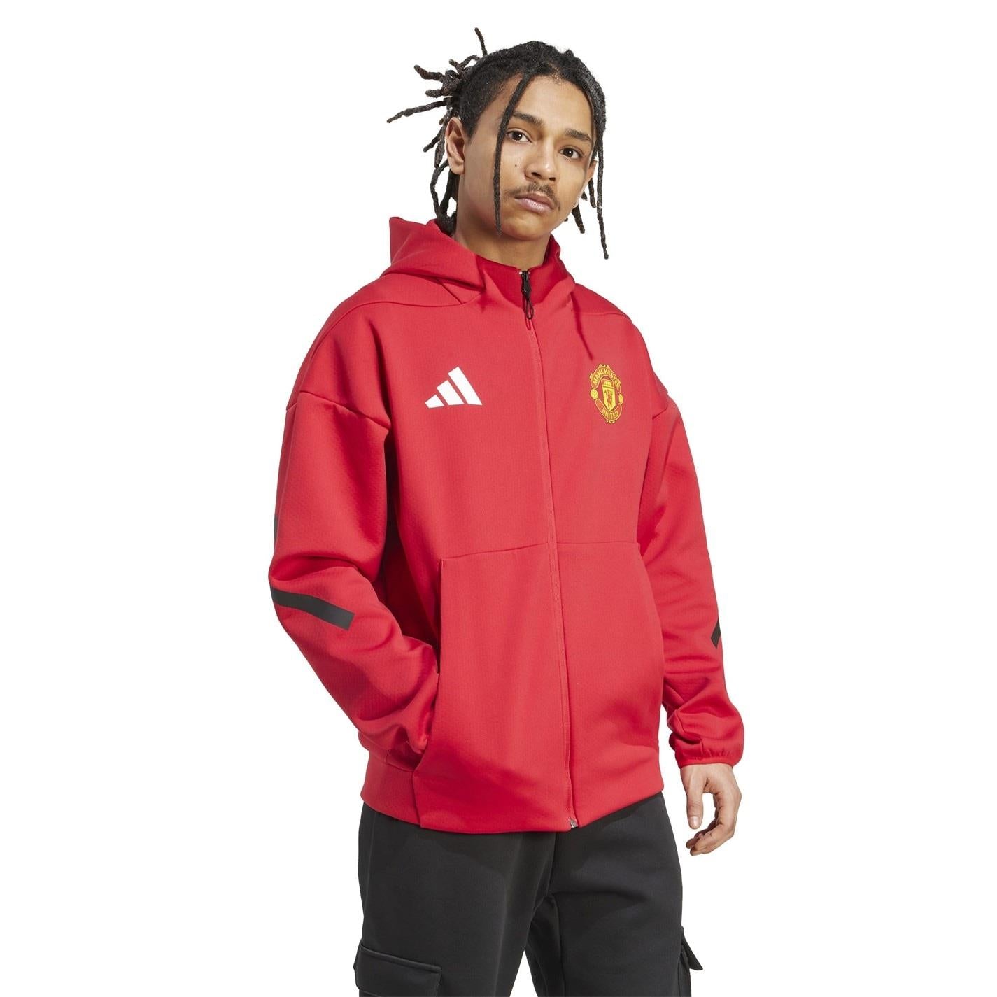 adidas Mens Manchester United Anthem Jacket 2025 2026