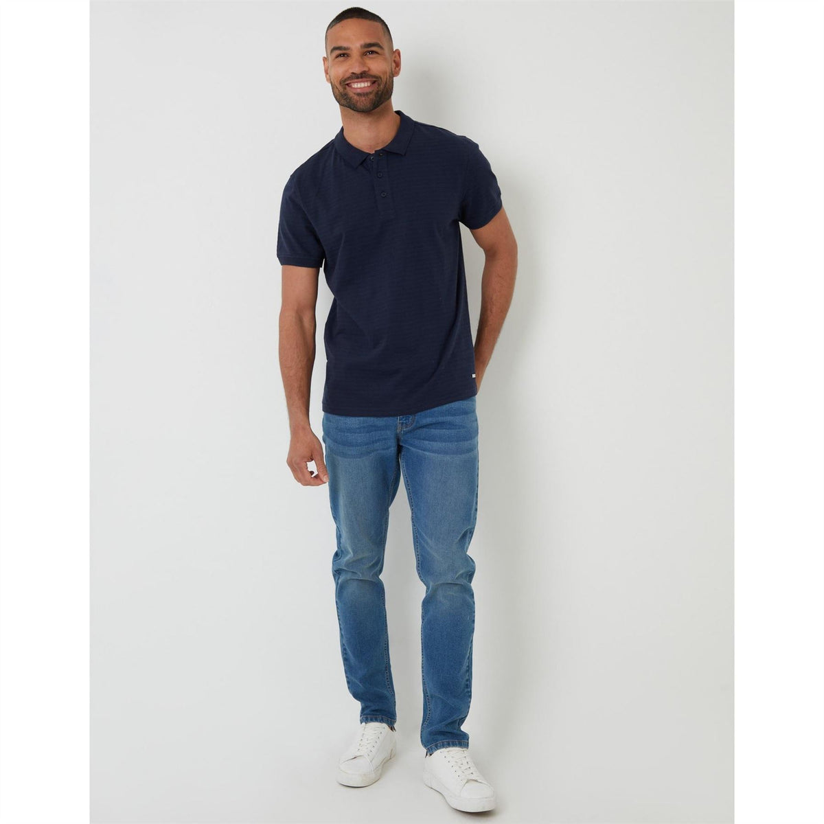 Threadbare Cramond Collared Short Sleeve Polo Shirt