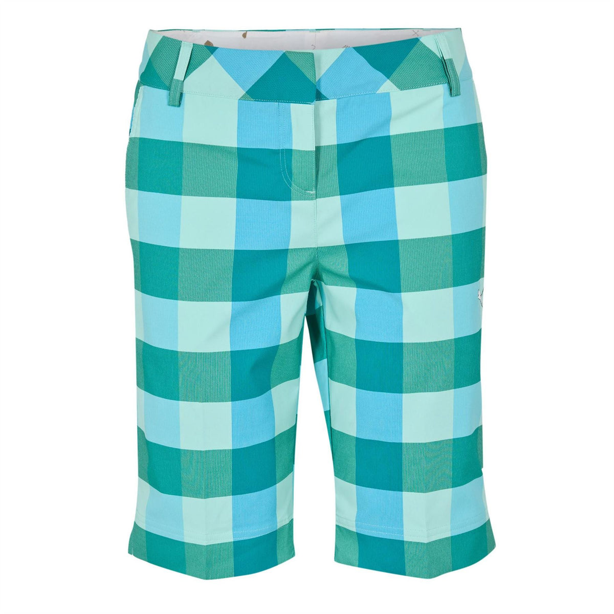 Puma Womens Golf Plaid Tech Shorts