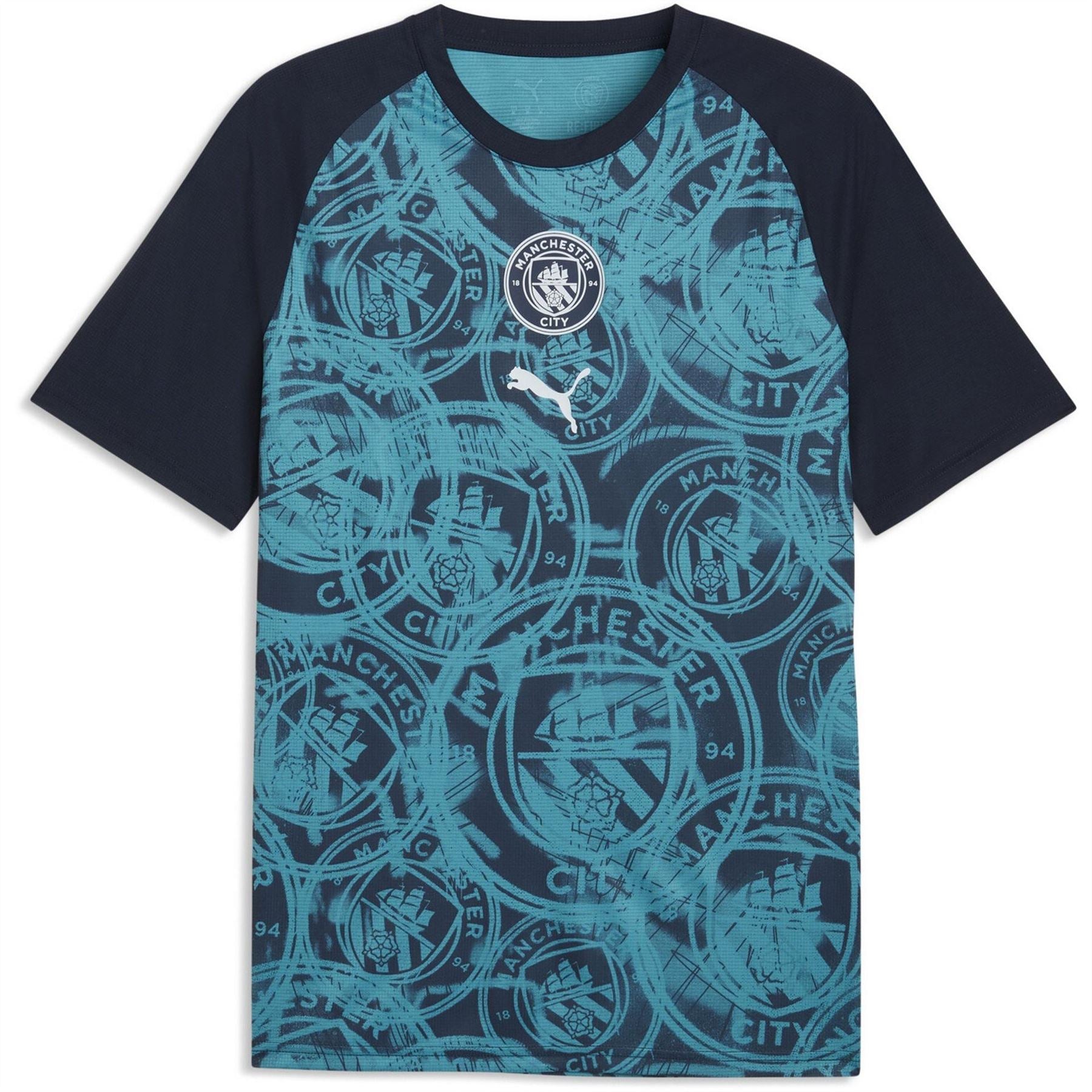 Puma Manchester City Short Sleeve Licensed T-Shirt