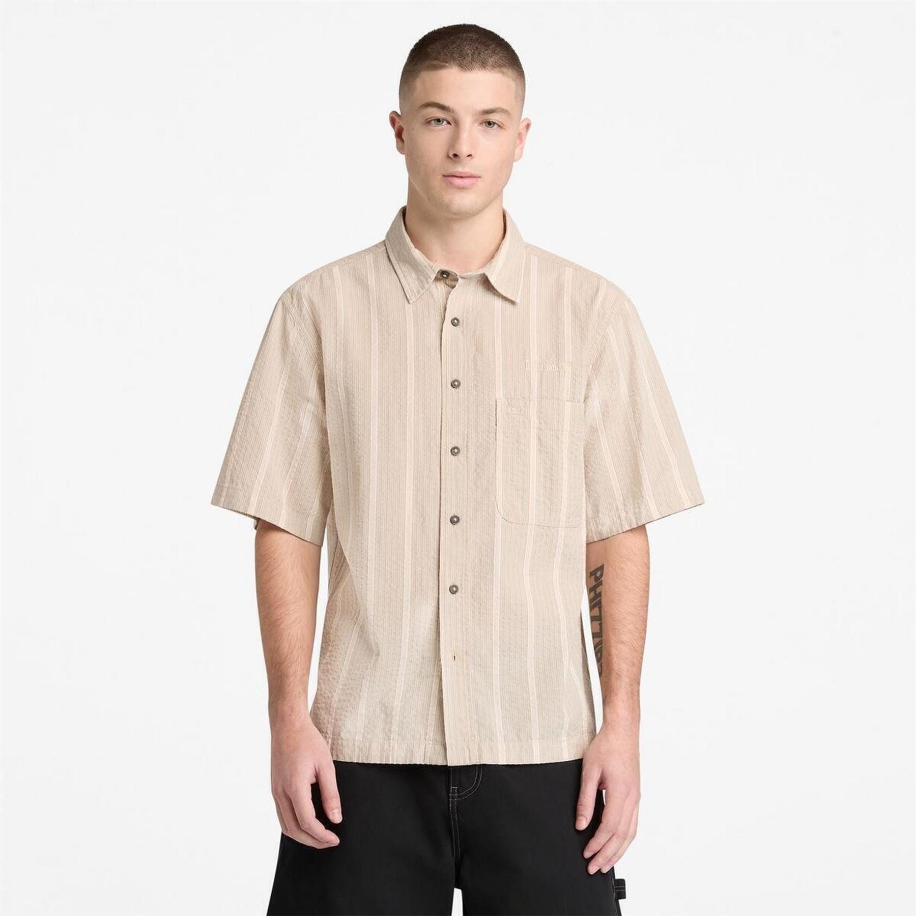 Timberland Patterned Short Sleeve Shirt