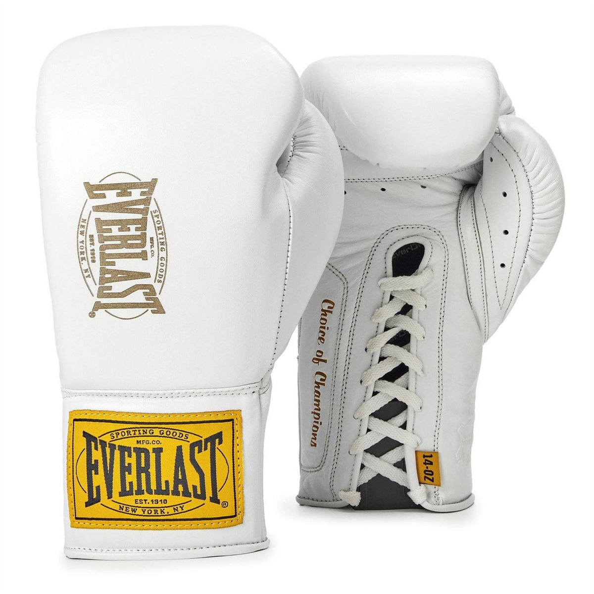 Everlast Pro Leather Laced Boxing Gloves