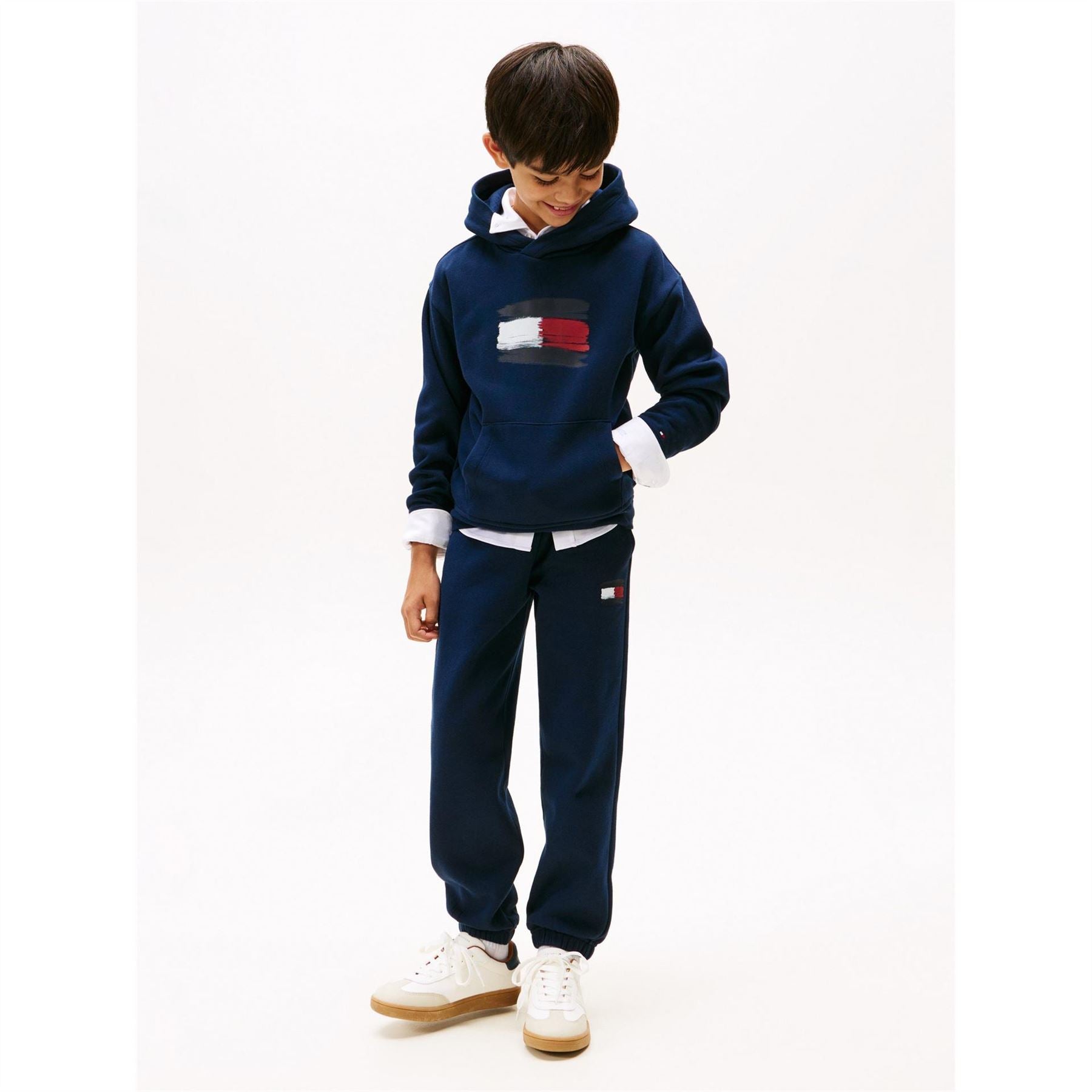 Tommy Hilfiger Flag Graphic Long Sleeve Sweatshirt