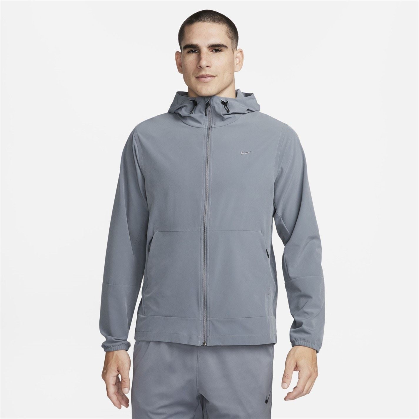 Nike Unlimited Hooded Performance Jacket with Zipped Pocket