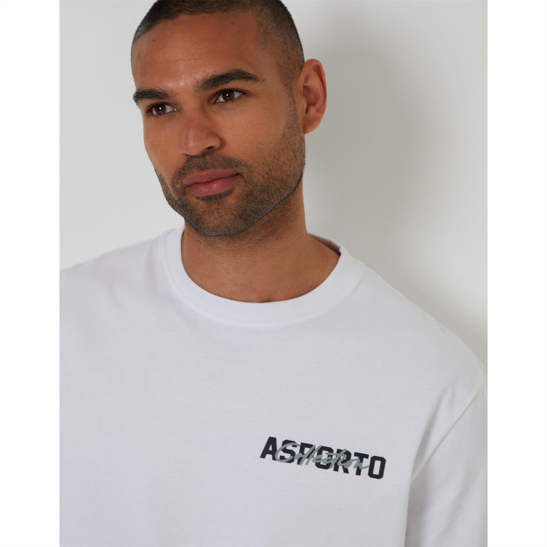 Threadbare Regular Fit Lettering Crew Neck T-Shirt