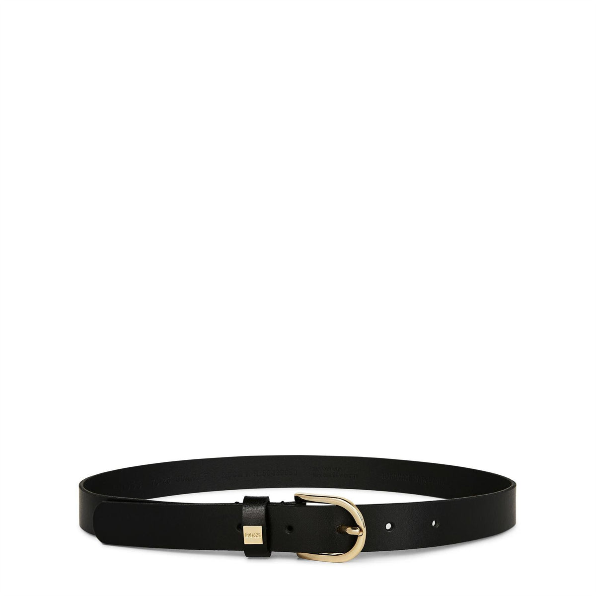 Boss Scarlet Leather Belt, Italian Cow Skin