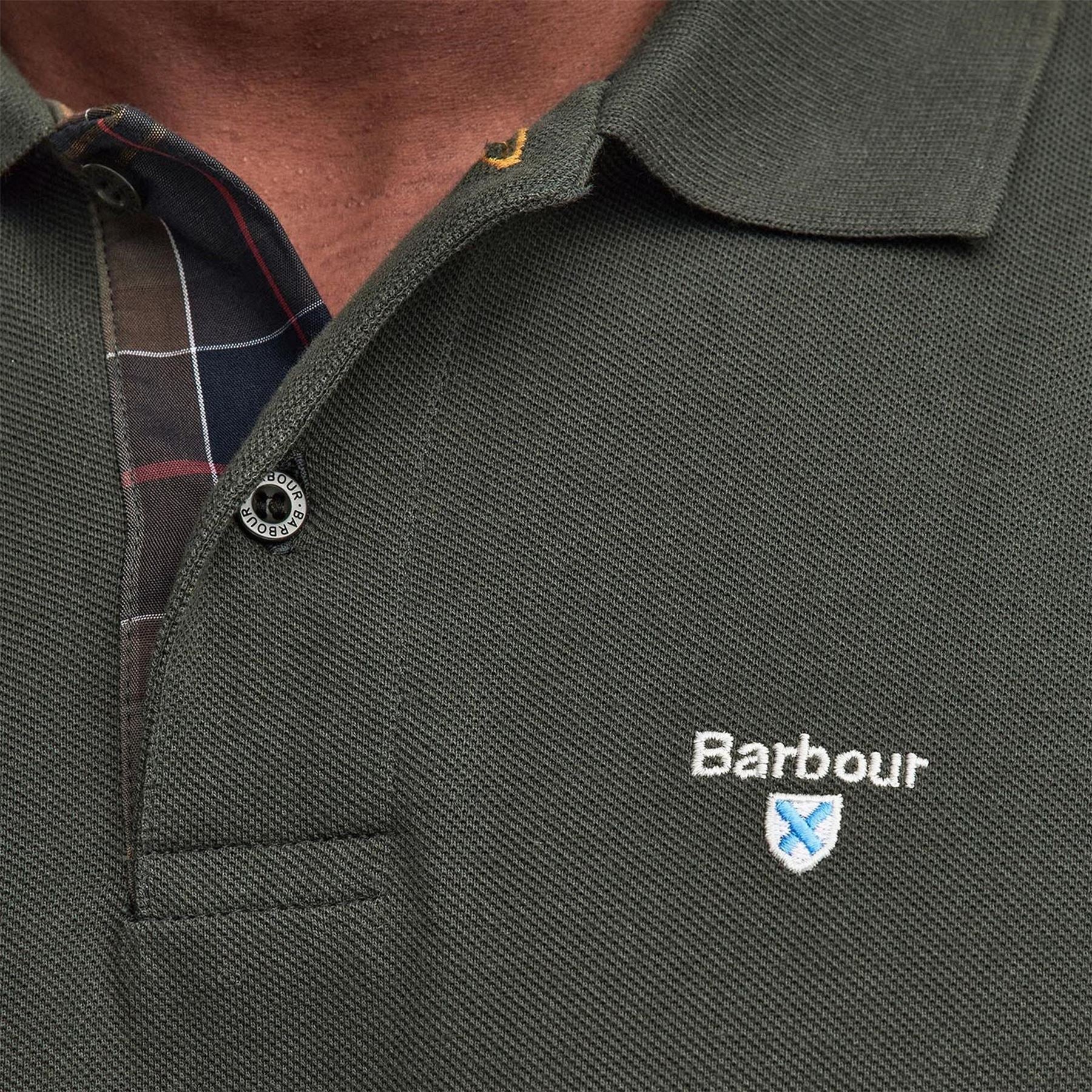 Barbour Tartan Pique Polo Shirt