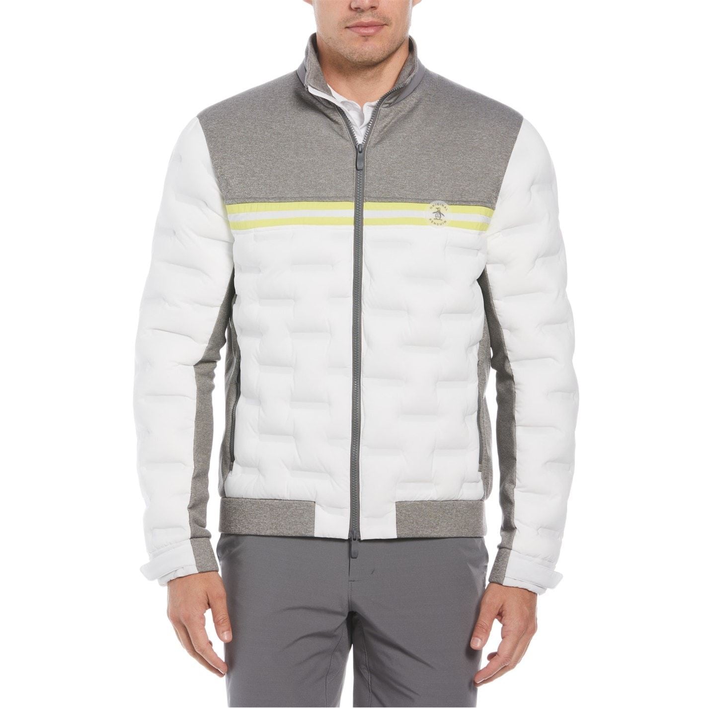 Original Penguin Lsflzp Penguin Mock Neck Performance Jacket