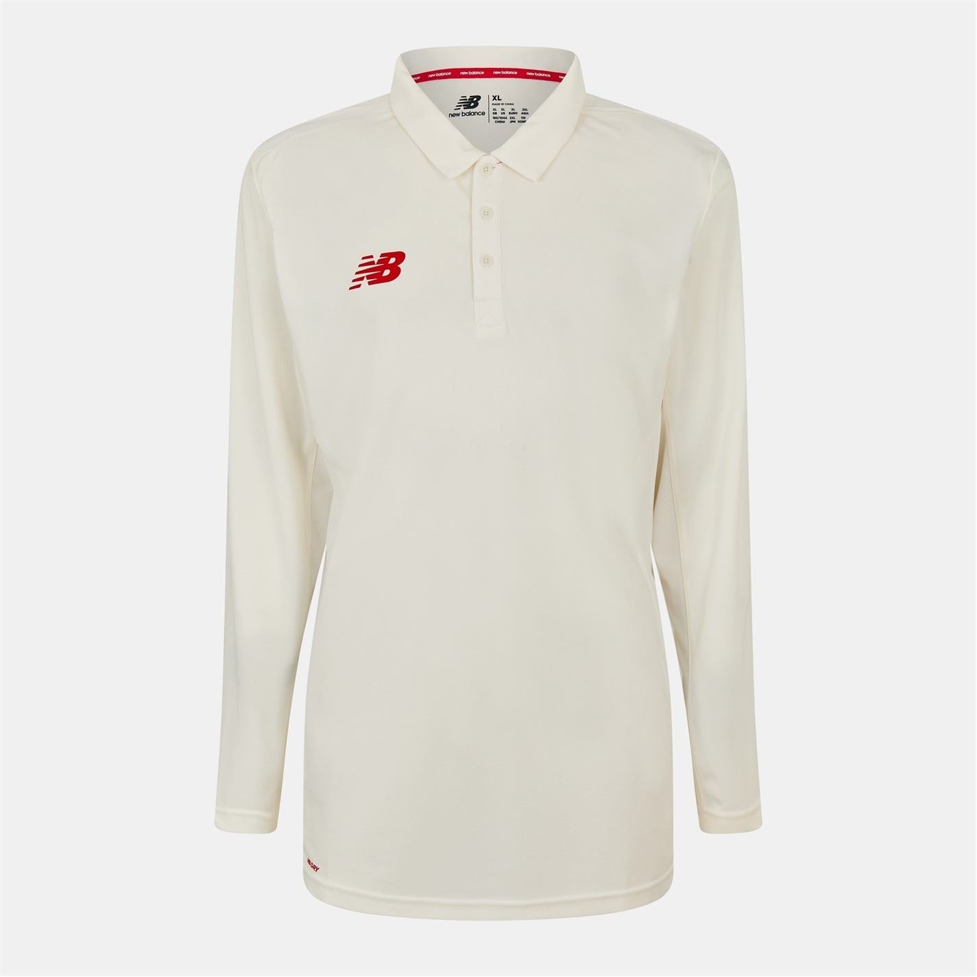 New Balance Adults Short Sleeve Cricket Polo Shirt