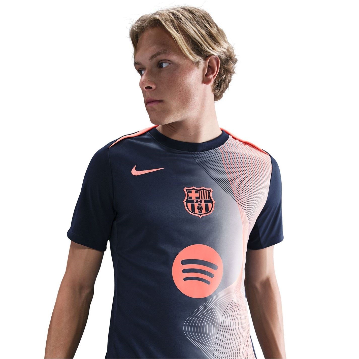 Nike Mens Barcelona Third Pre Match Shirt 2025 2026