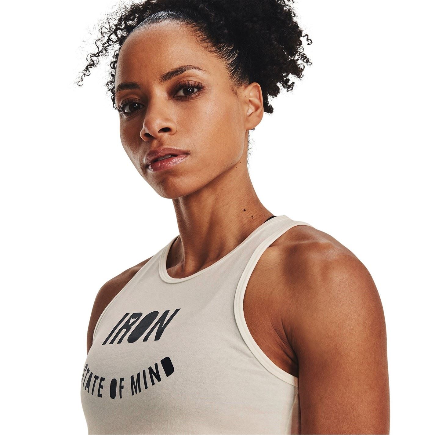 Under Armour Womens Armour Pjt Rck State Of Mind Tnk Gym Vest