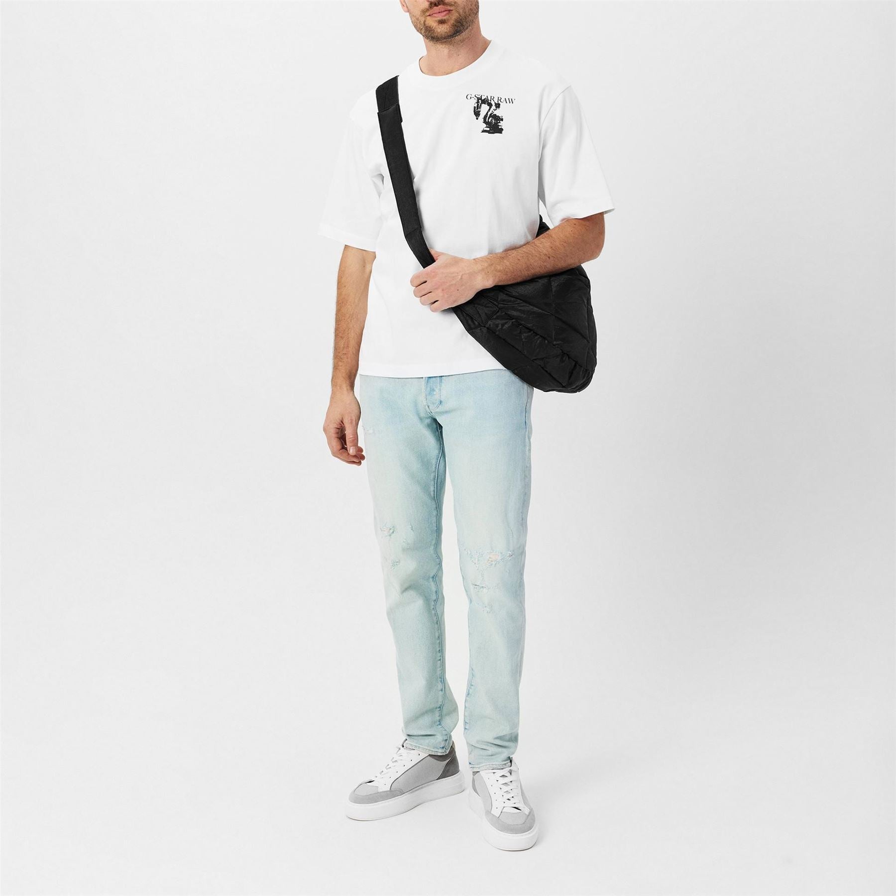 G Star Industrial Regular Fit Crew Neck T-Shirt