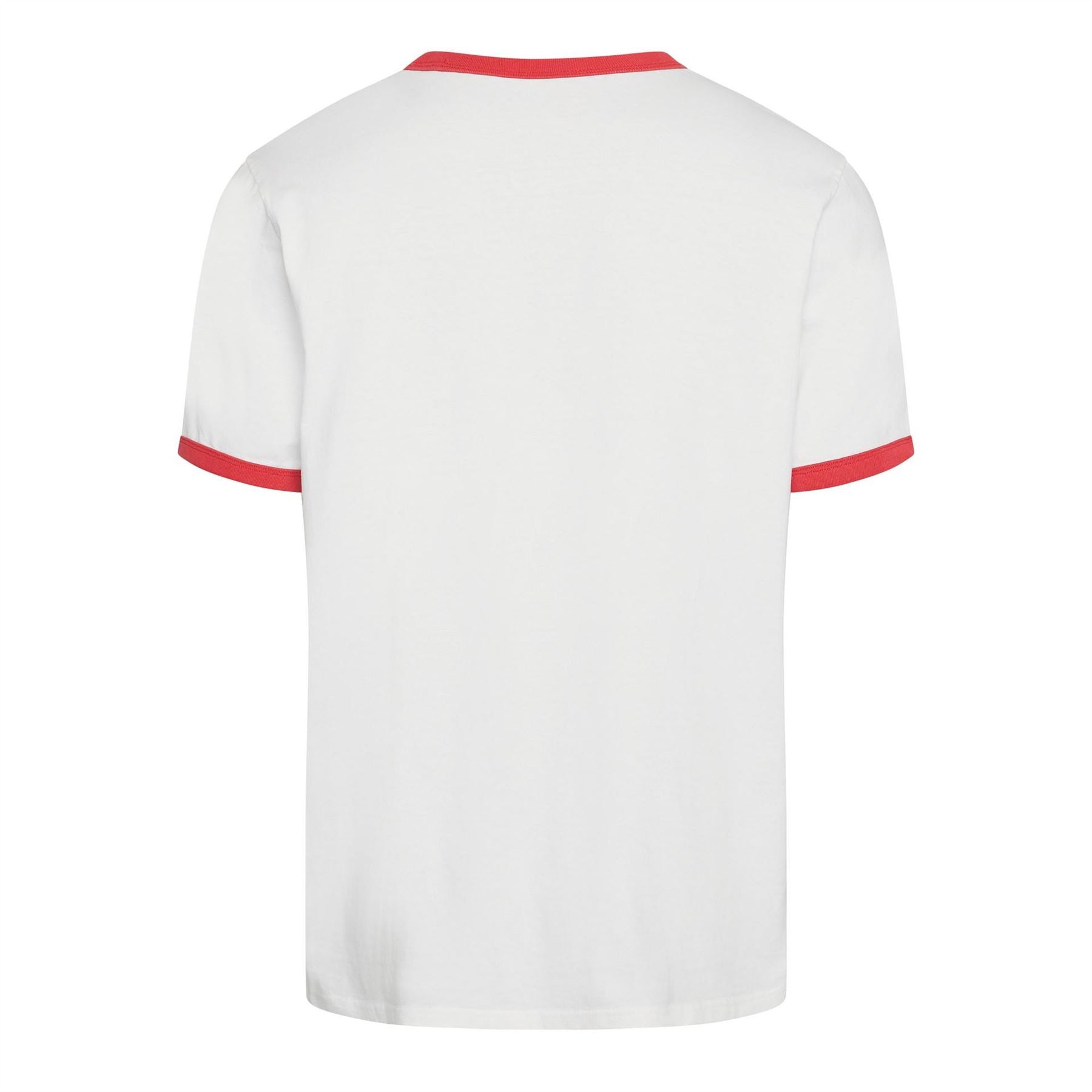 Levis Retro Emb Ringer Tee Bright wh