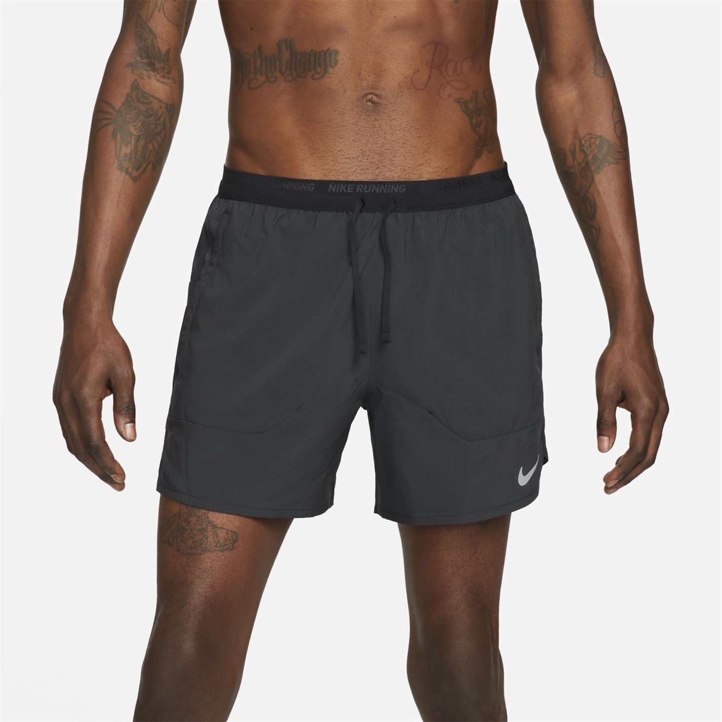 Nike Mens Stride Dri Fit 5 Brief Lined Running Shorts