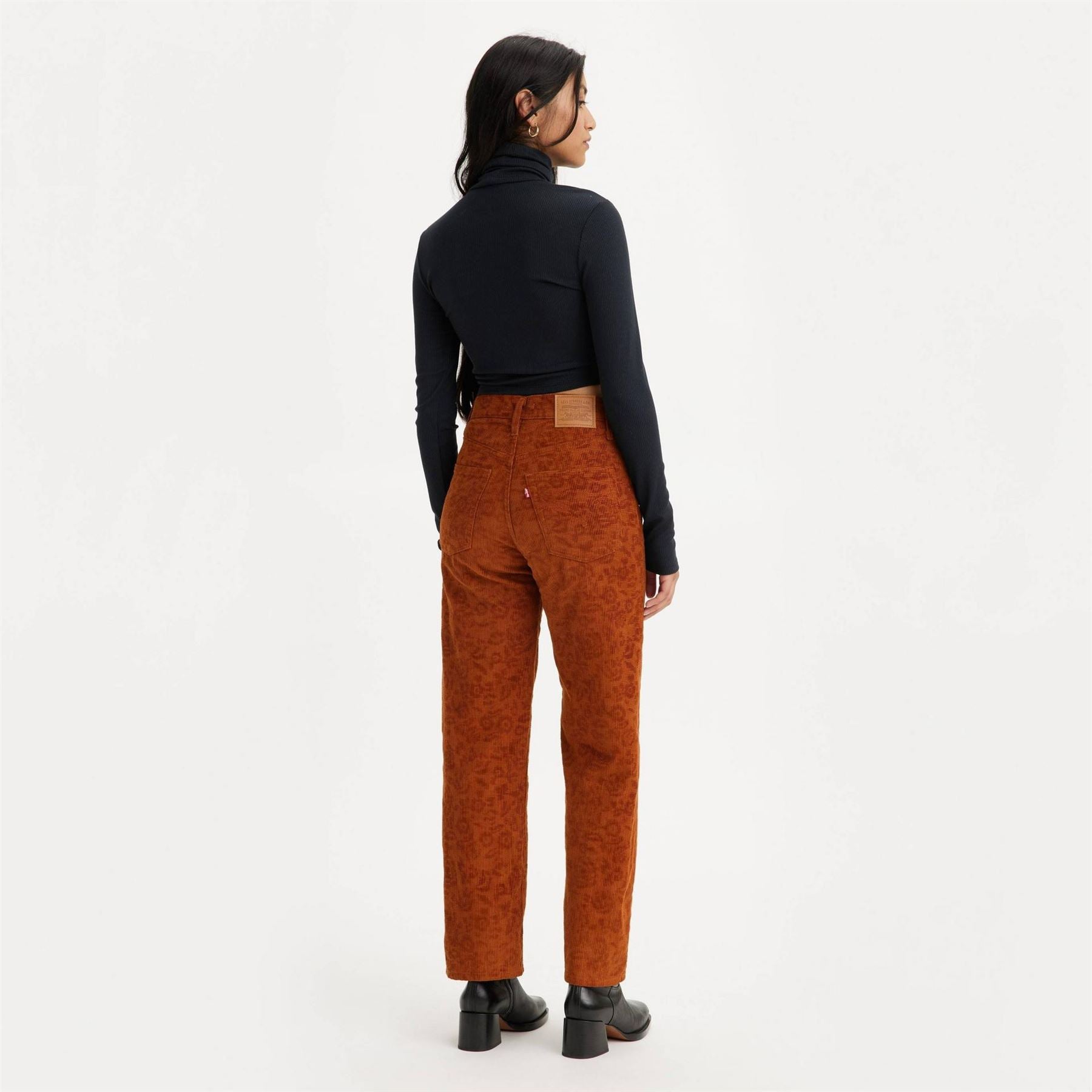 Levis Ribcage Ankle Zipped Straight Leg Jeans