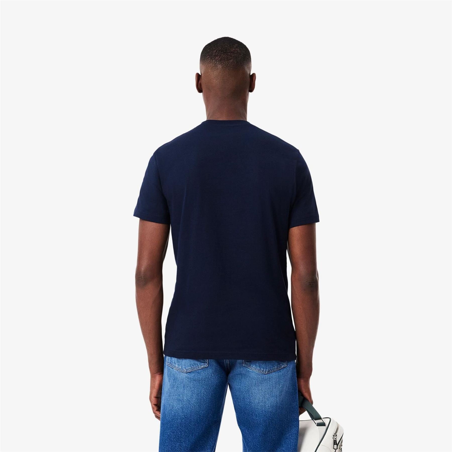 Lacoste Crocodile Print Regular Fit Crew Neck T-Shirt