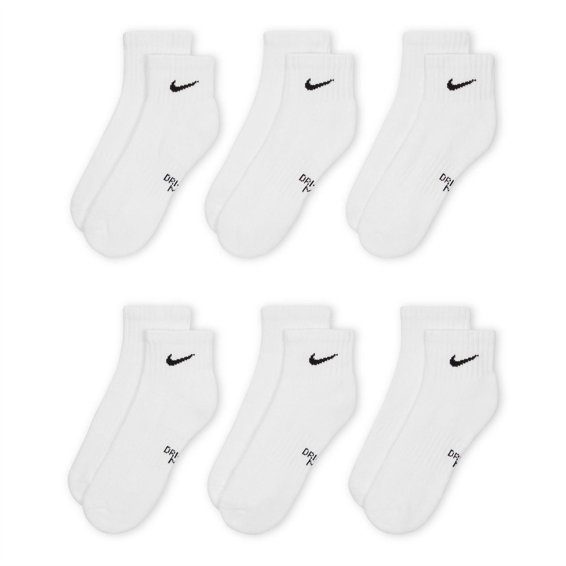 Nike Juniors Cushioned Ankle Socks 6 Pairs