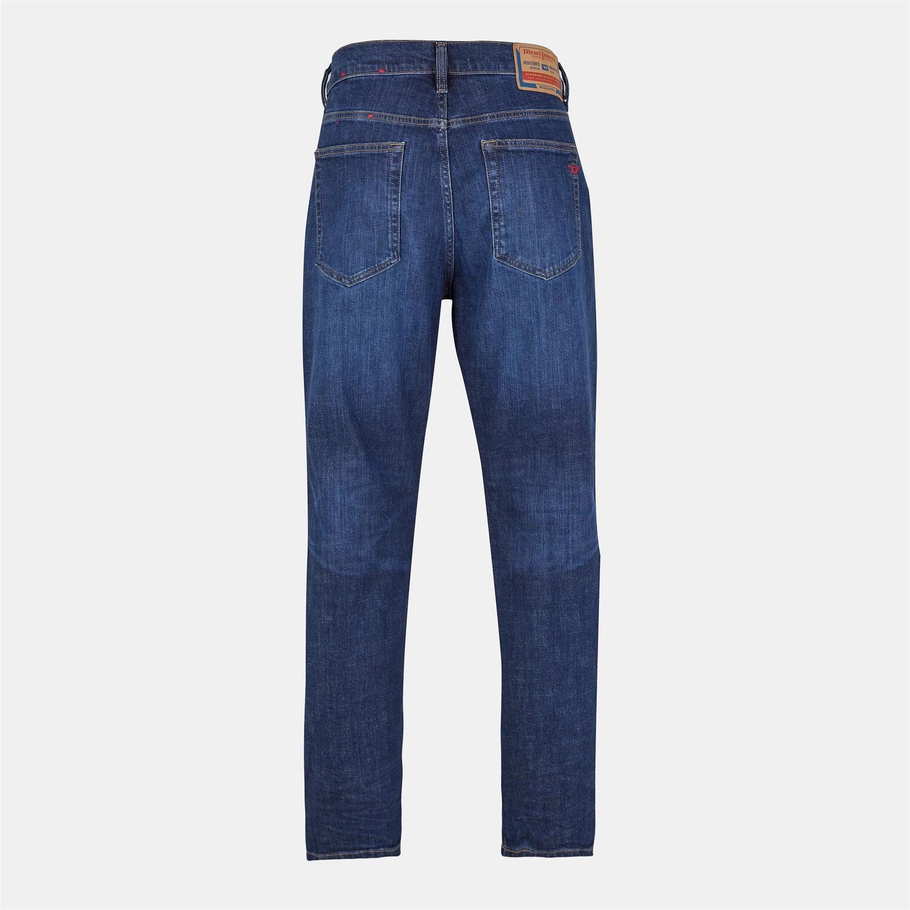 Diesel Vkr Ptln Five Pocket Straight Leg Jeans